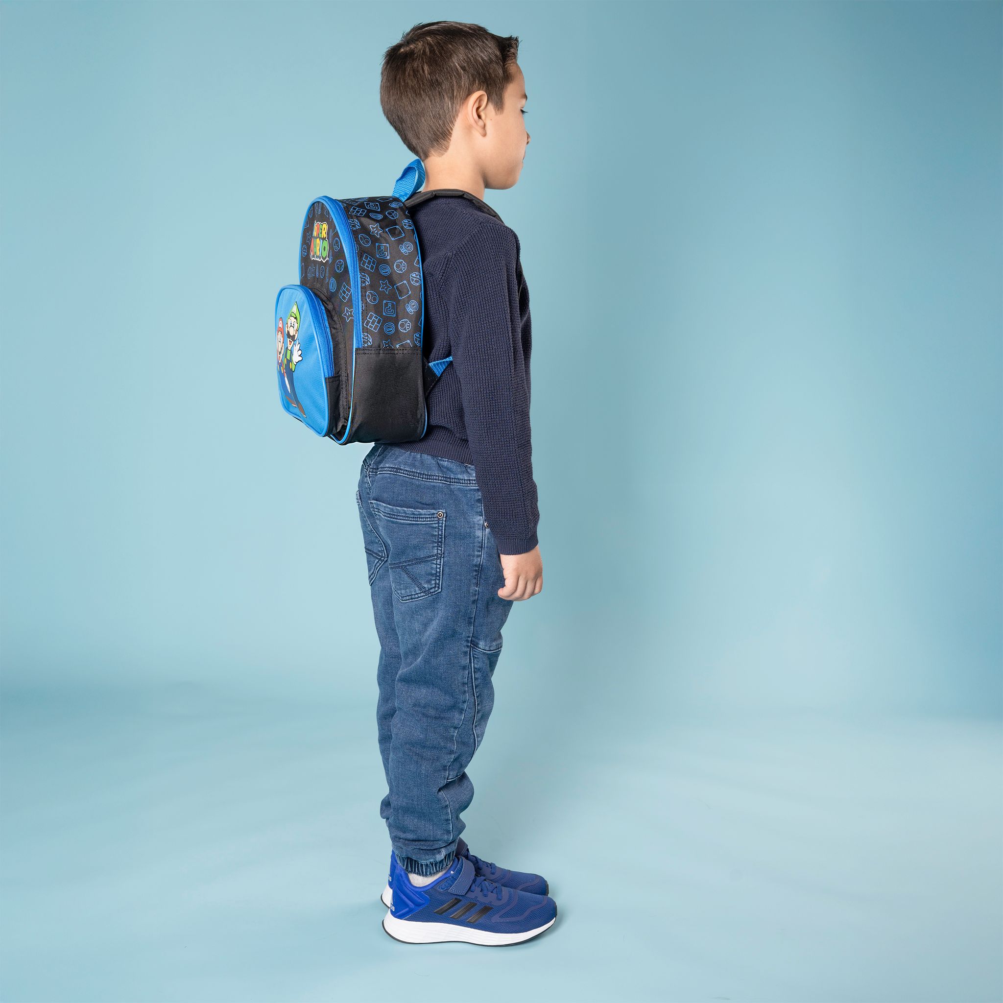 Undercover Super Mario Kindergarten Rucksack mit Vortasche