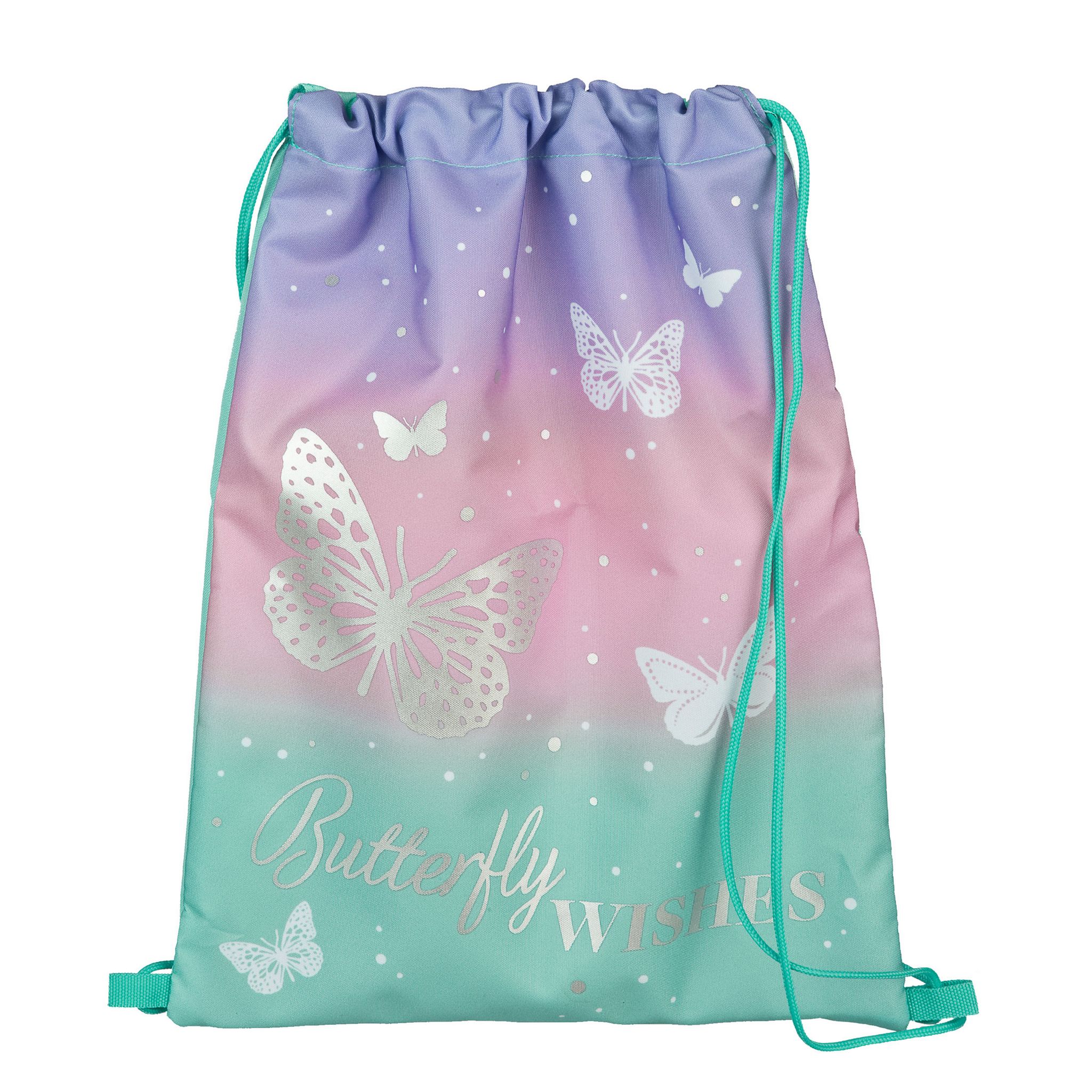 SCOOLI EasyStart Schmetterling Schulranzen Set, 5tlg.