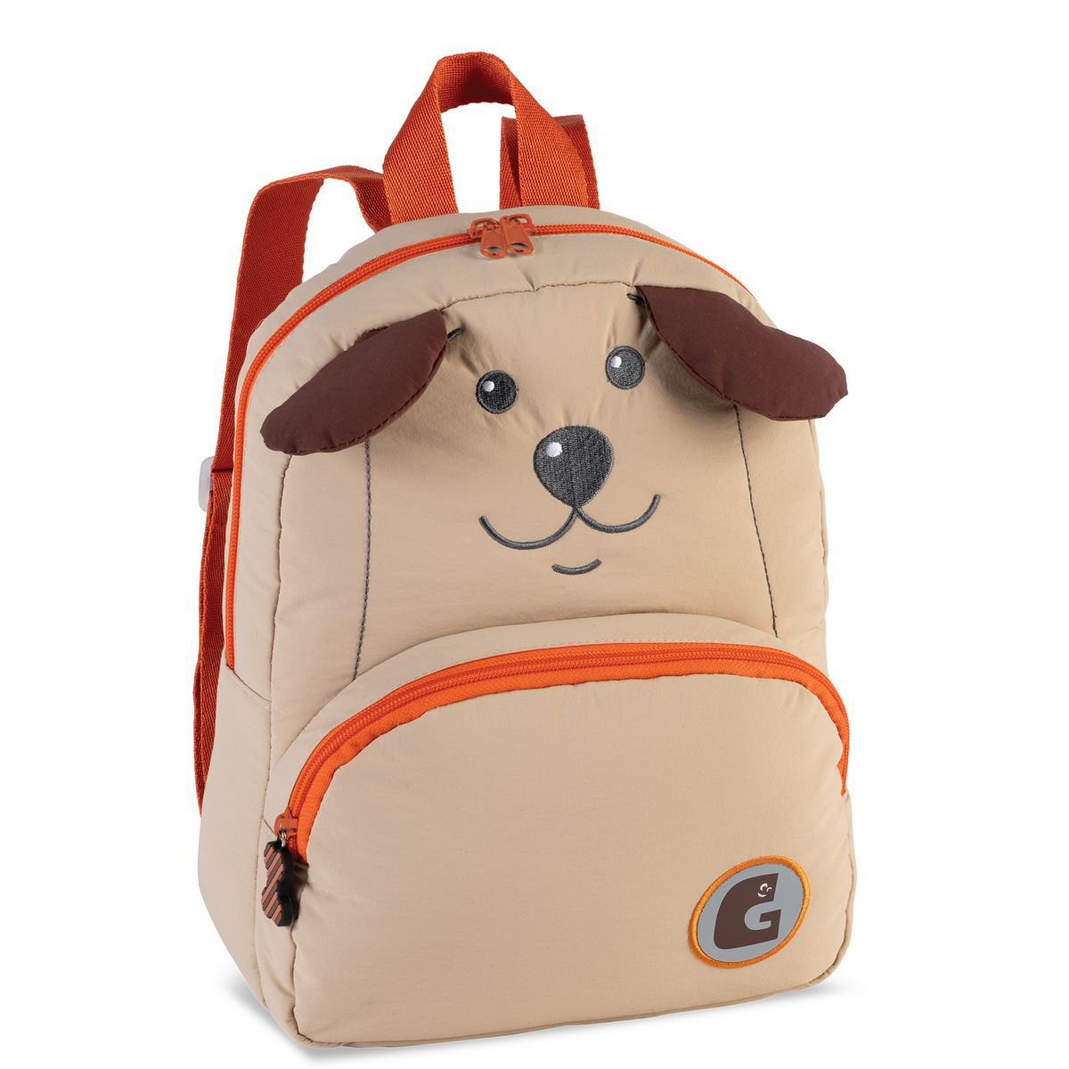 Gl�hw�rmchen Kinderrucksack beige HUND