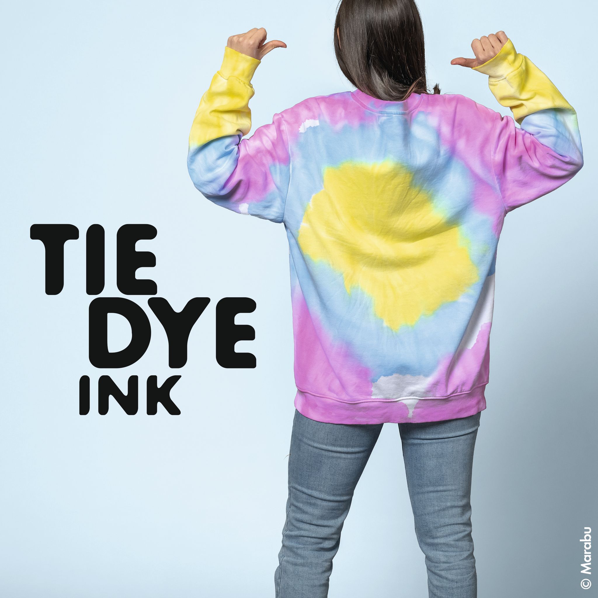 Marabu Tie Dye Ink Set 3 x 80 ml Pastel