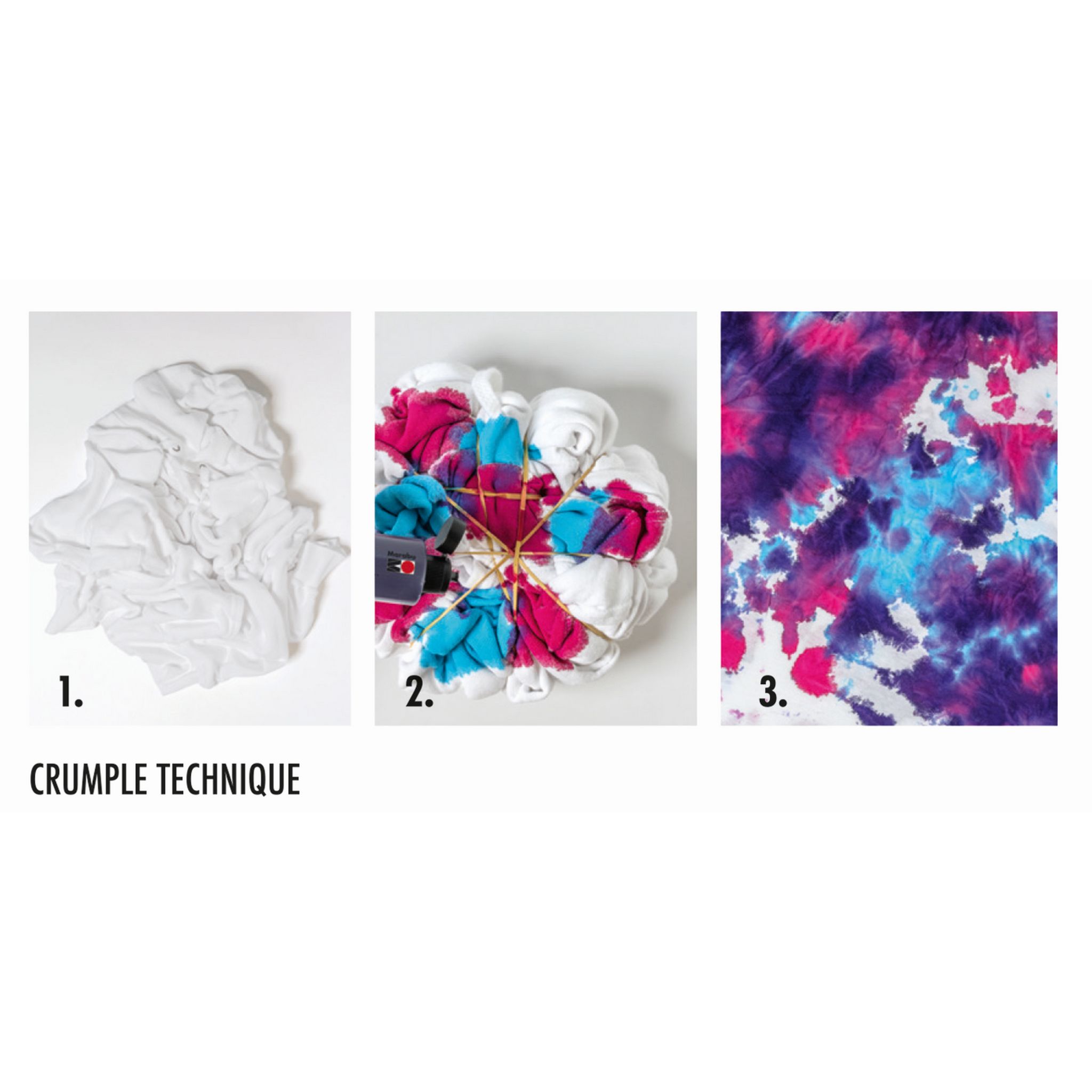 Marabu Tie Dye Ink Set 3 x 80 ml Trend