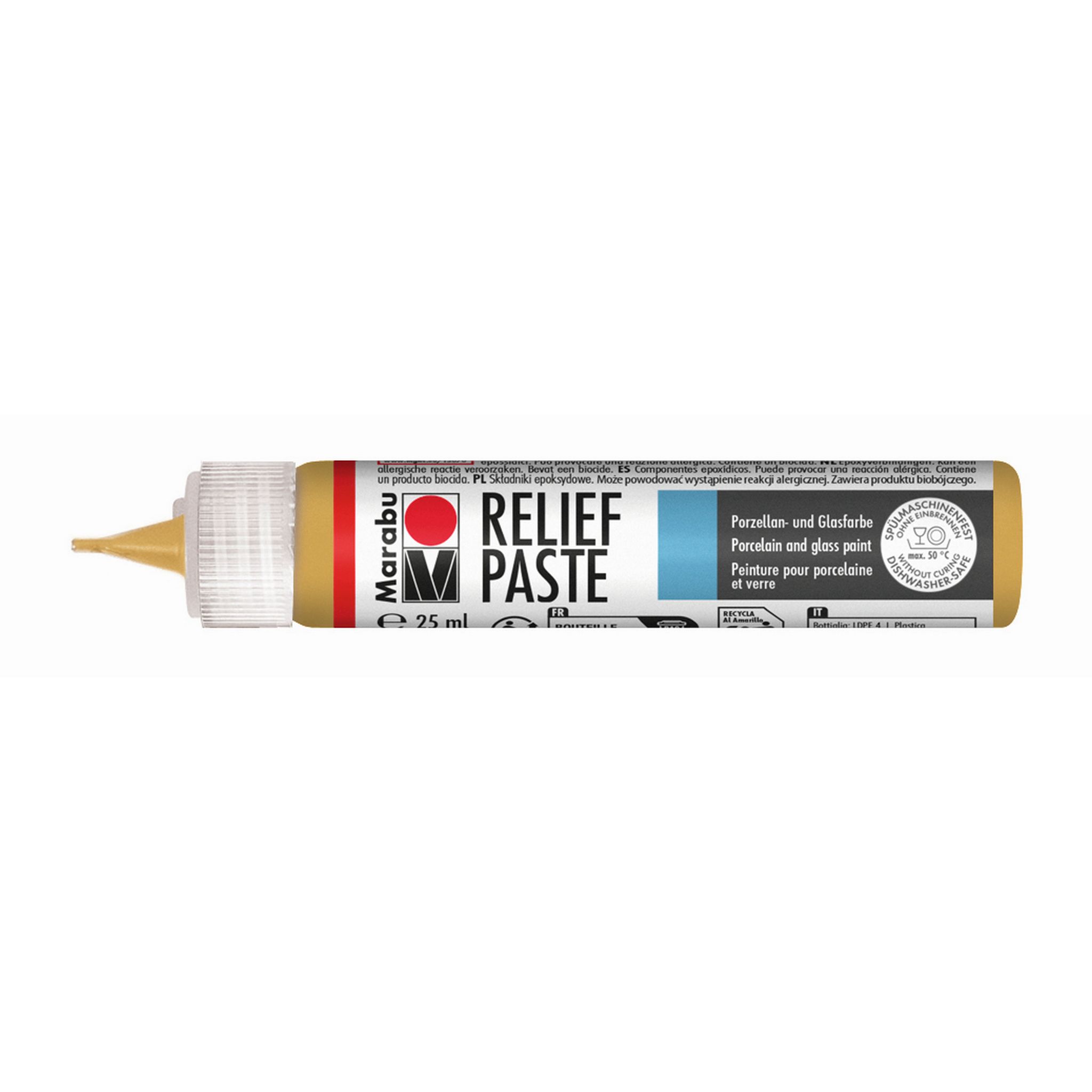 Marabu Reliefpaste Metallic-Gold 784 , 25 ml