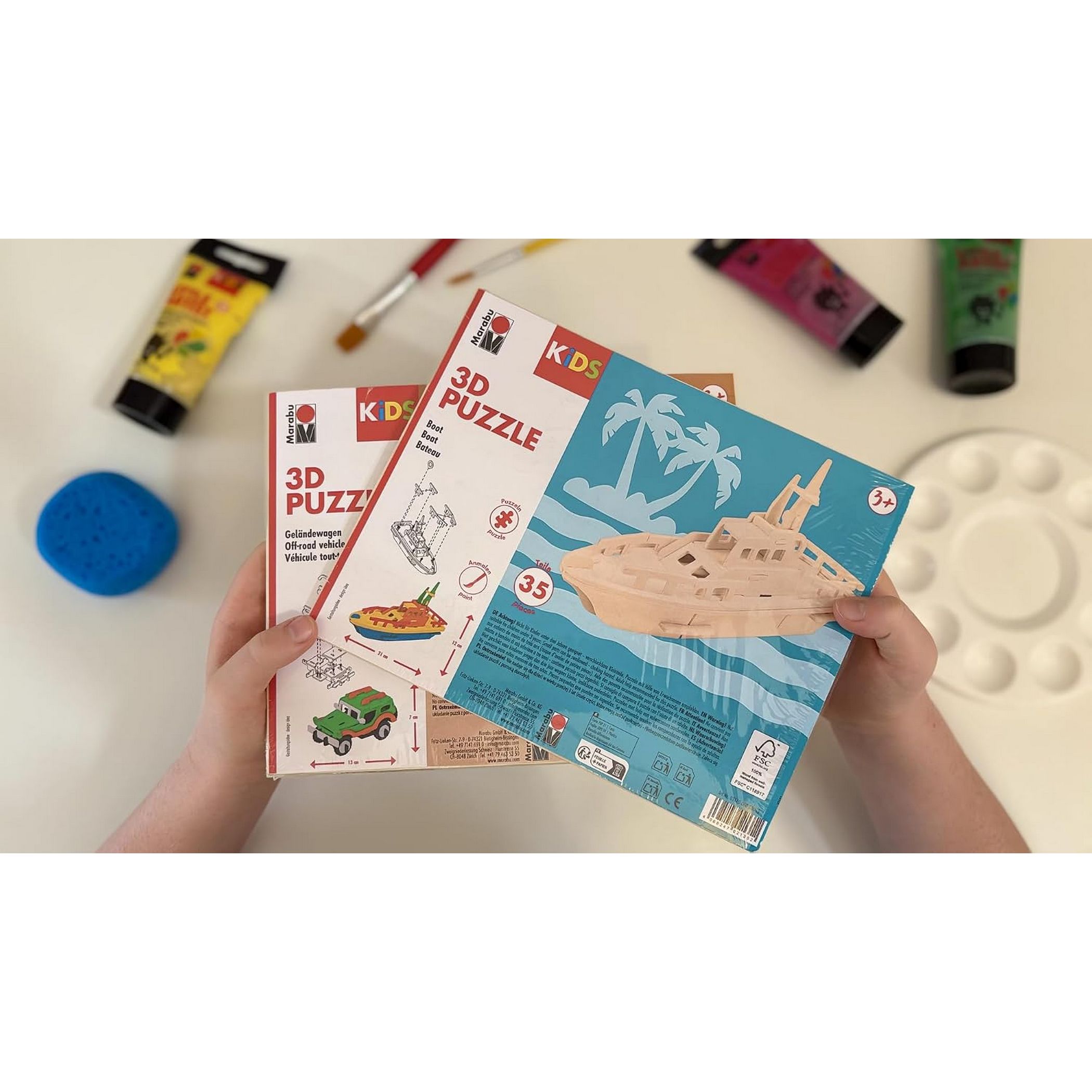 Marabu KiDS 3D Puzzle Boot