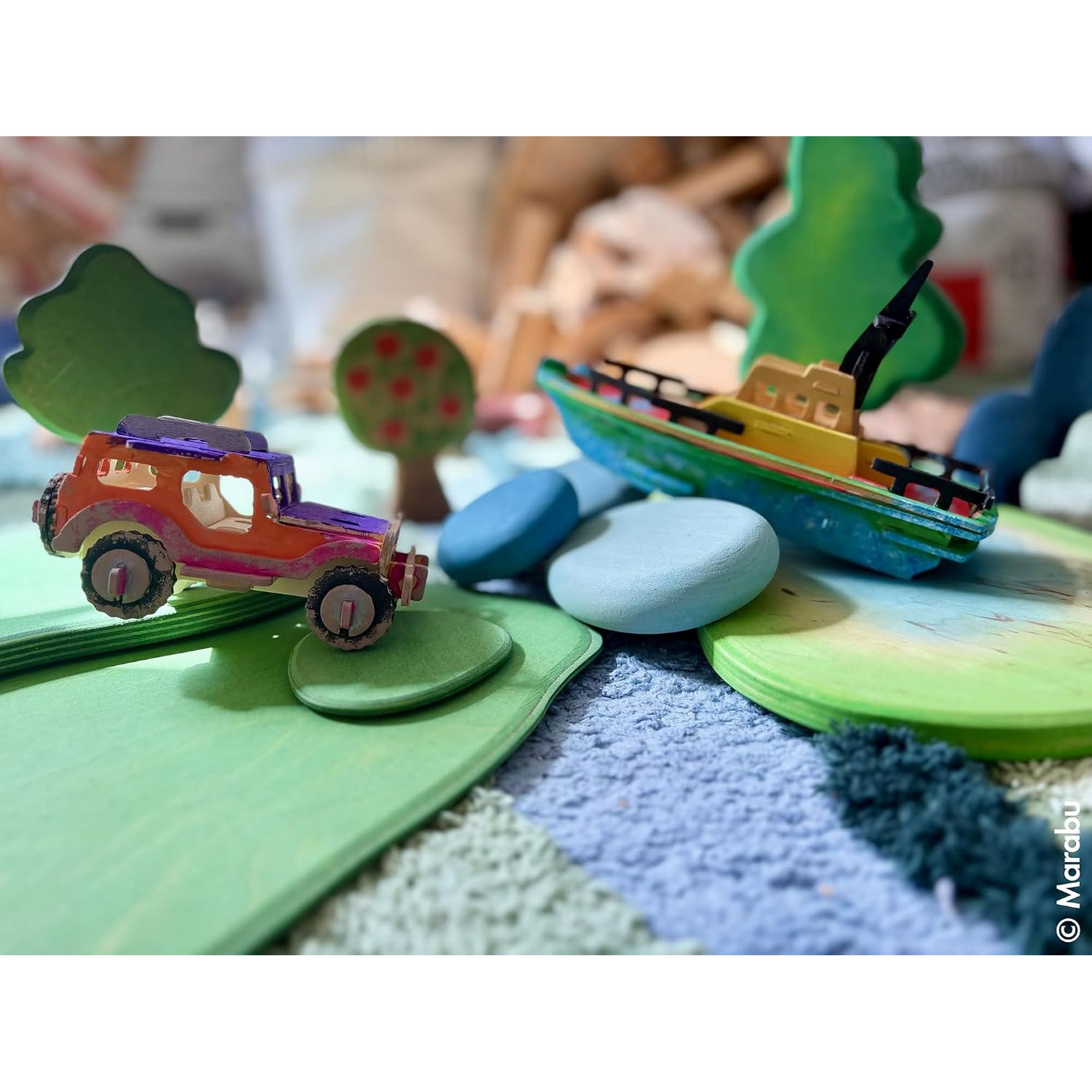 Marabu KiDS 3D Puzzle Gel�ndewagen