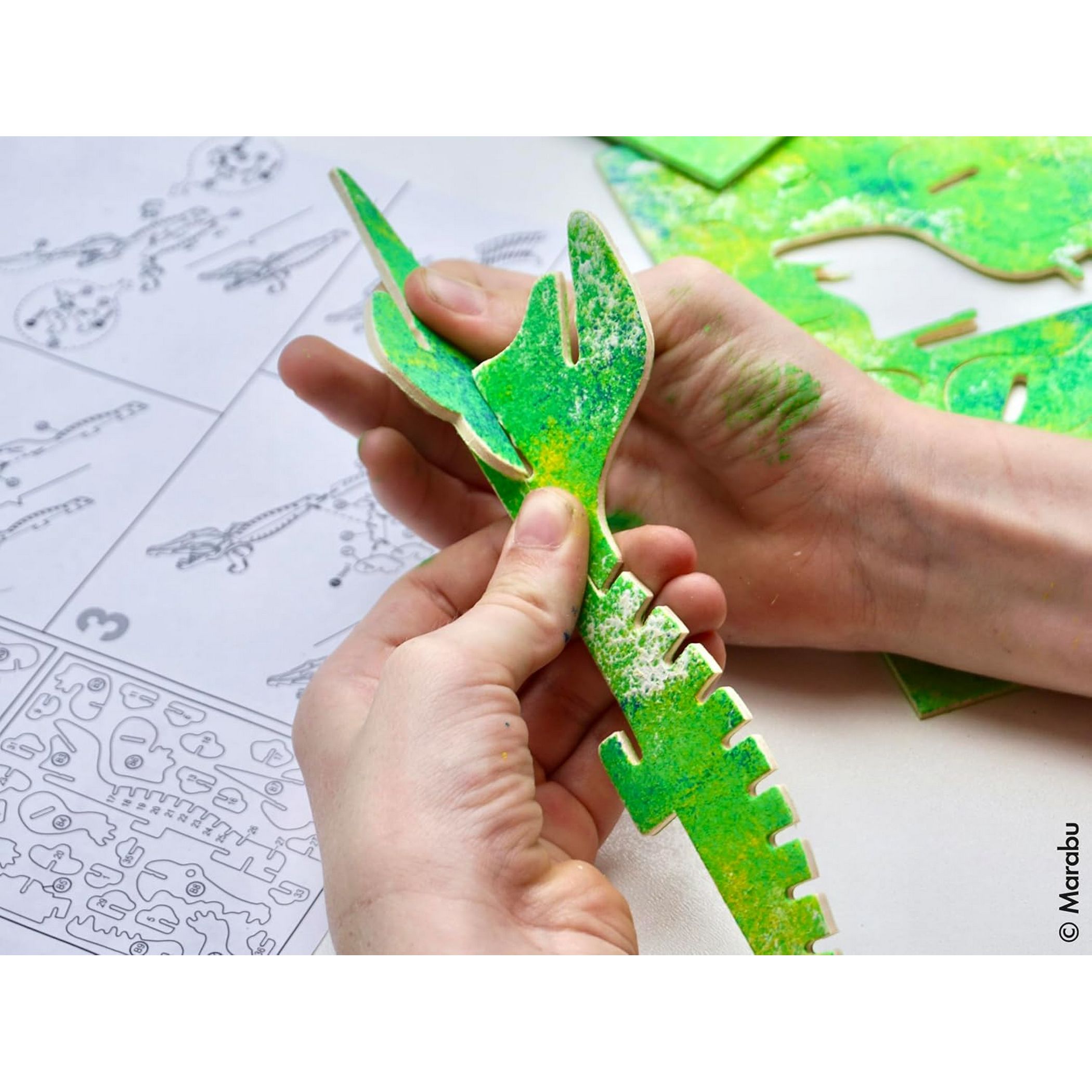 Marabu KiDS 3D Puzzle Krokodil