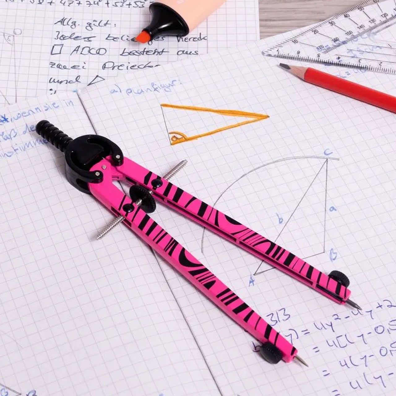 Eberhard Faber Schnellverstellzirkel neon pink
