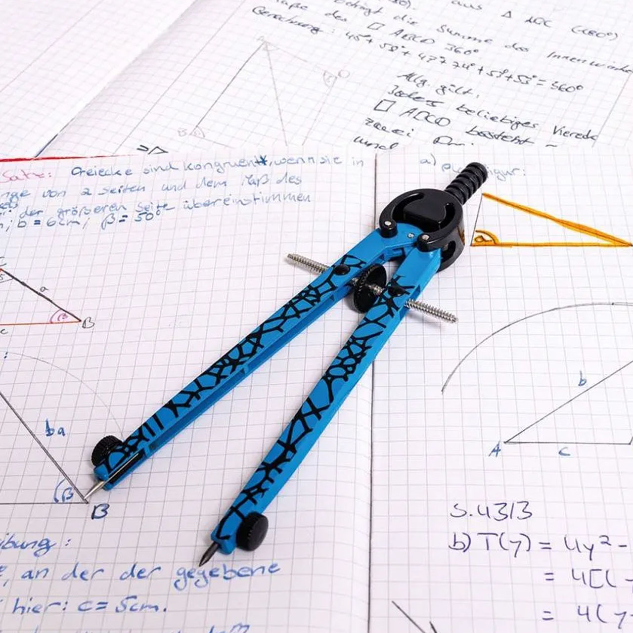 Eberhard Faber Schnellverstellzirkel neon blau