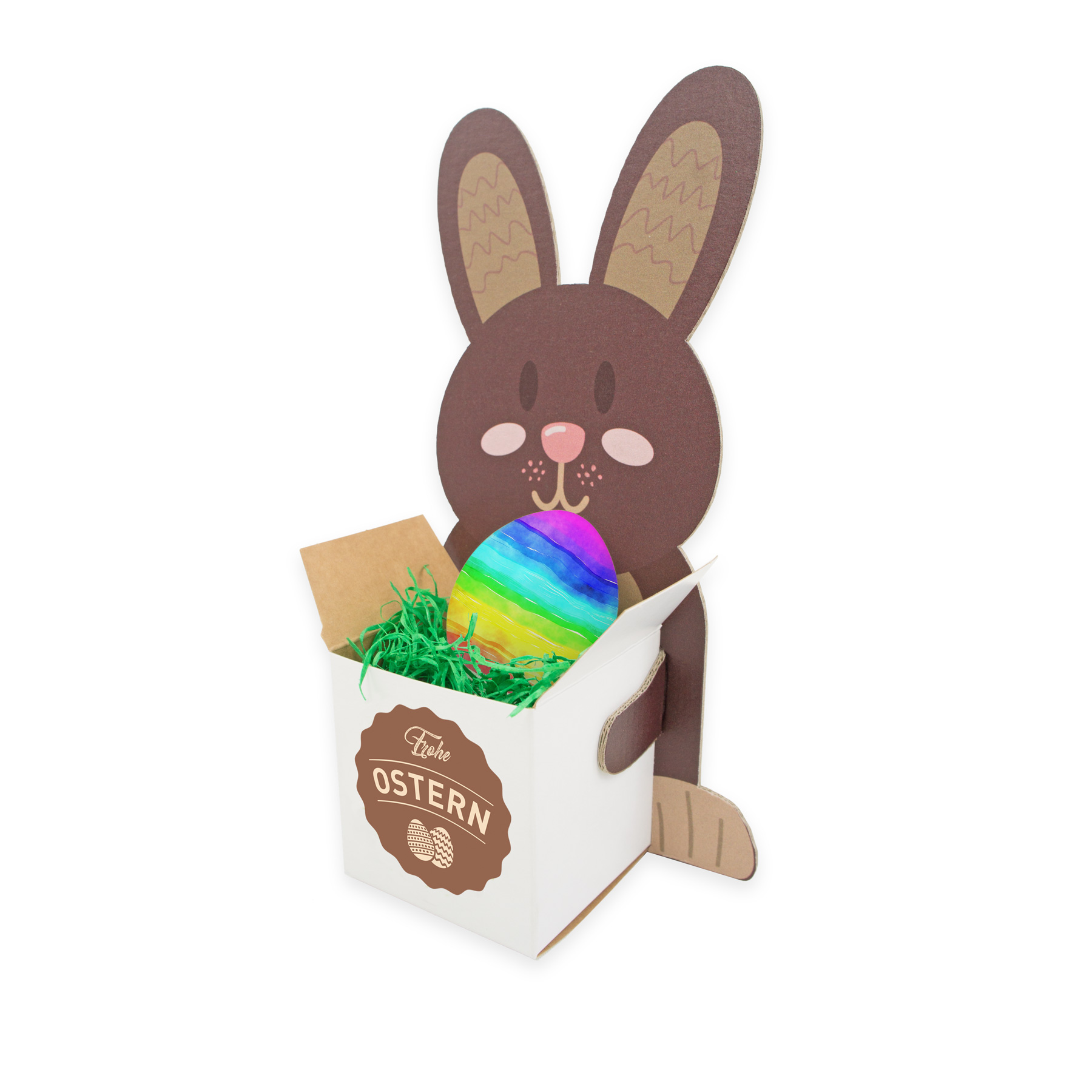 itenga Osternester Hasenbande Aufsteller W�rfel Ostergra...