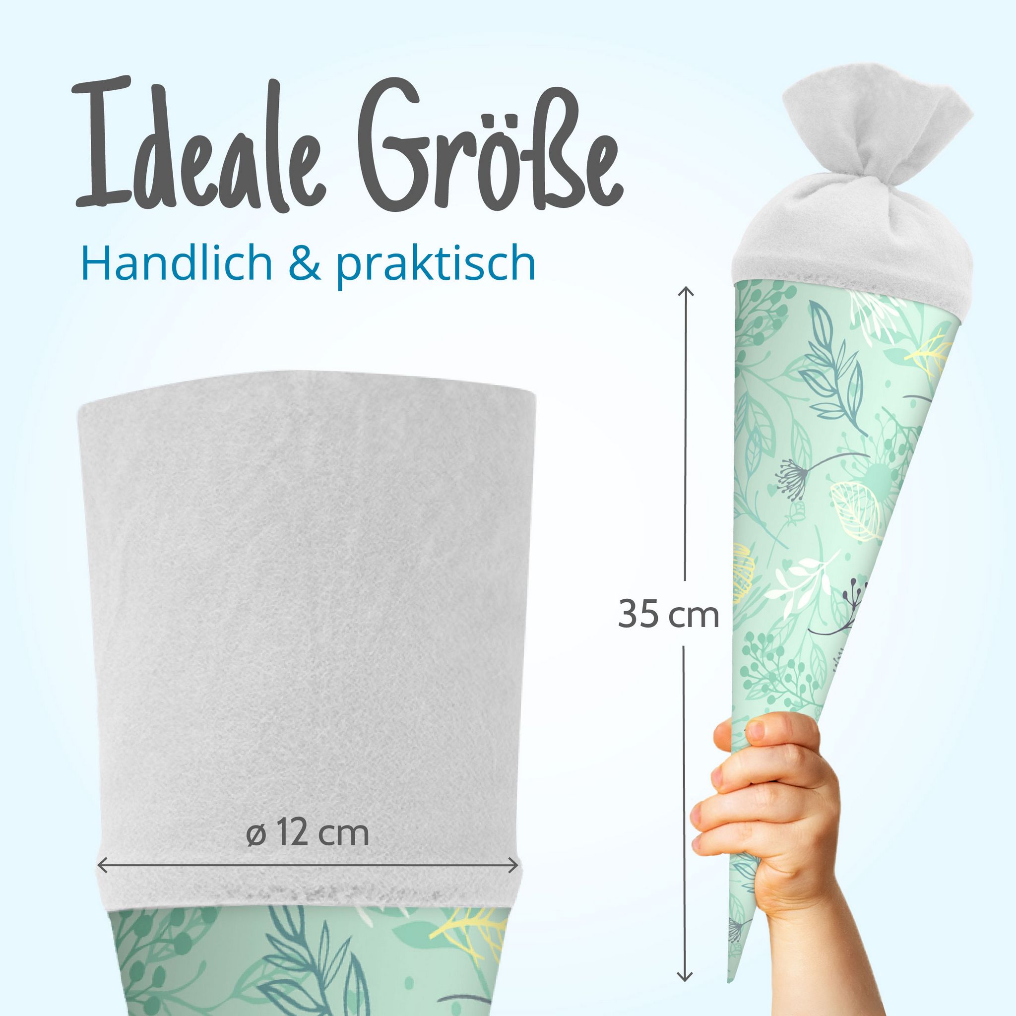 itenga Geschwister Schult�te 35cm Pflanzenmuster Geschen...