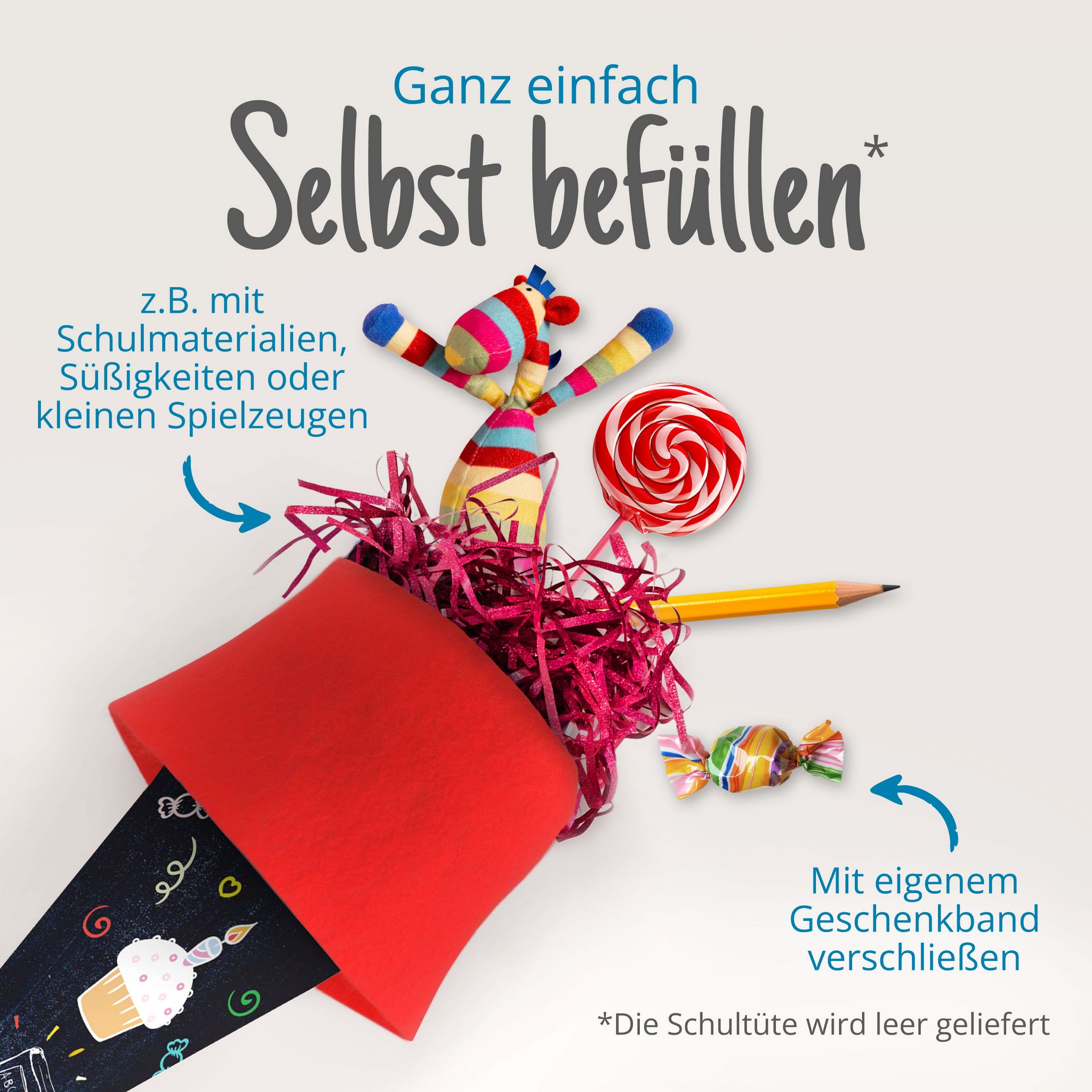 itenga Geschwister Schult�te 35cm Tafel mit Motiven Gesc...