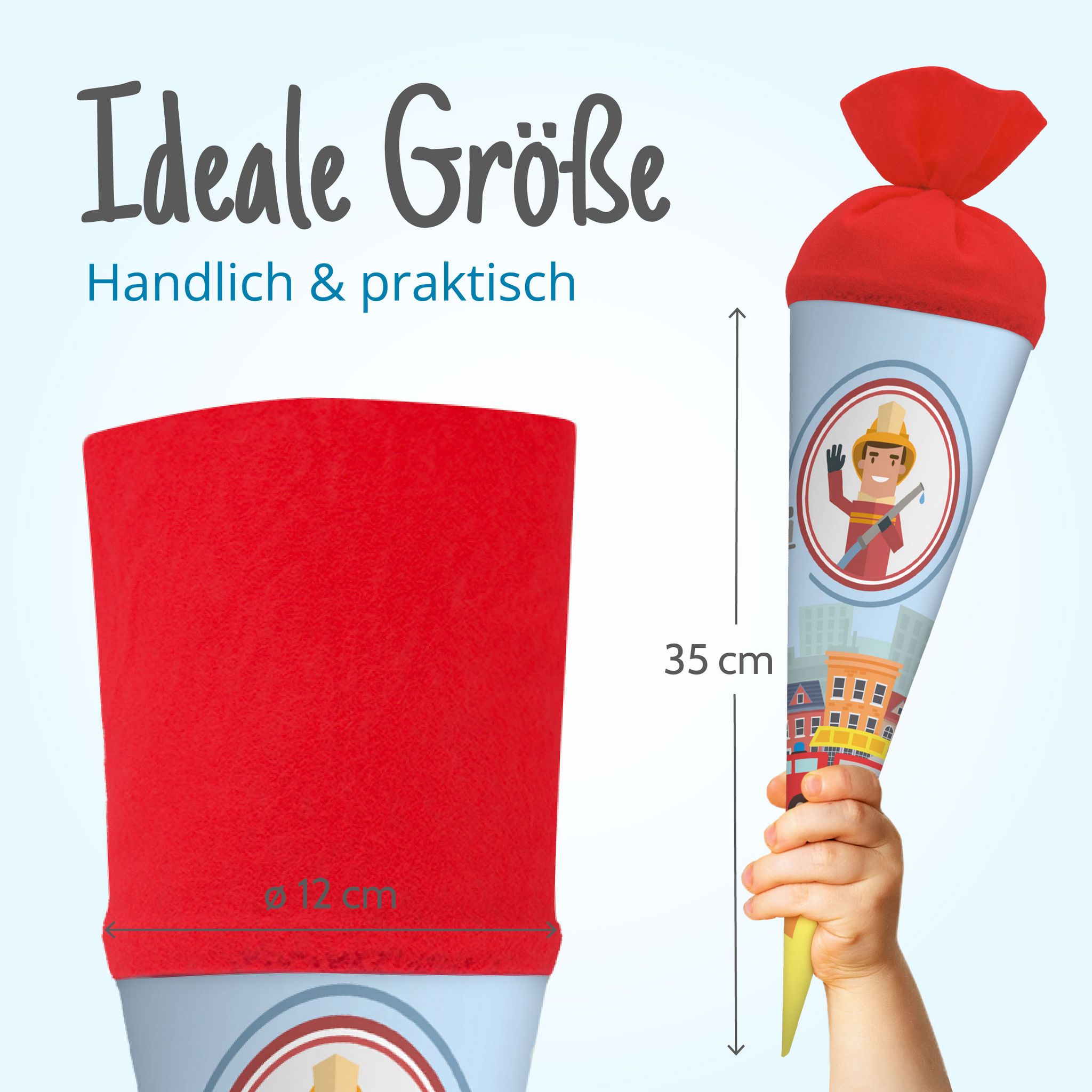itenga Geschwister Schult�te 35cm Feuerwehr Geschenkverp...