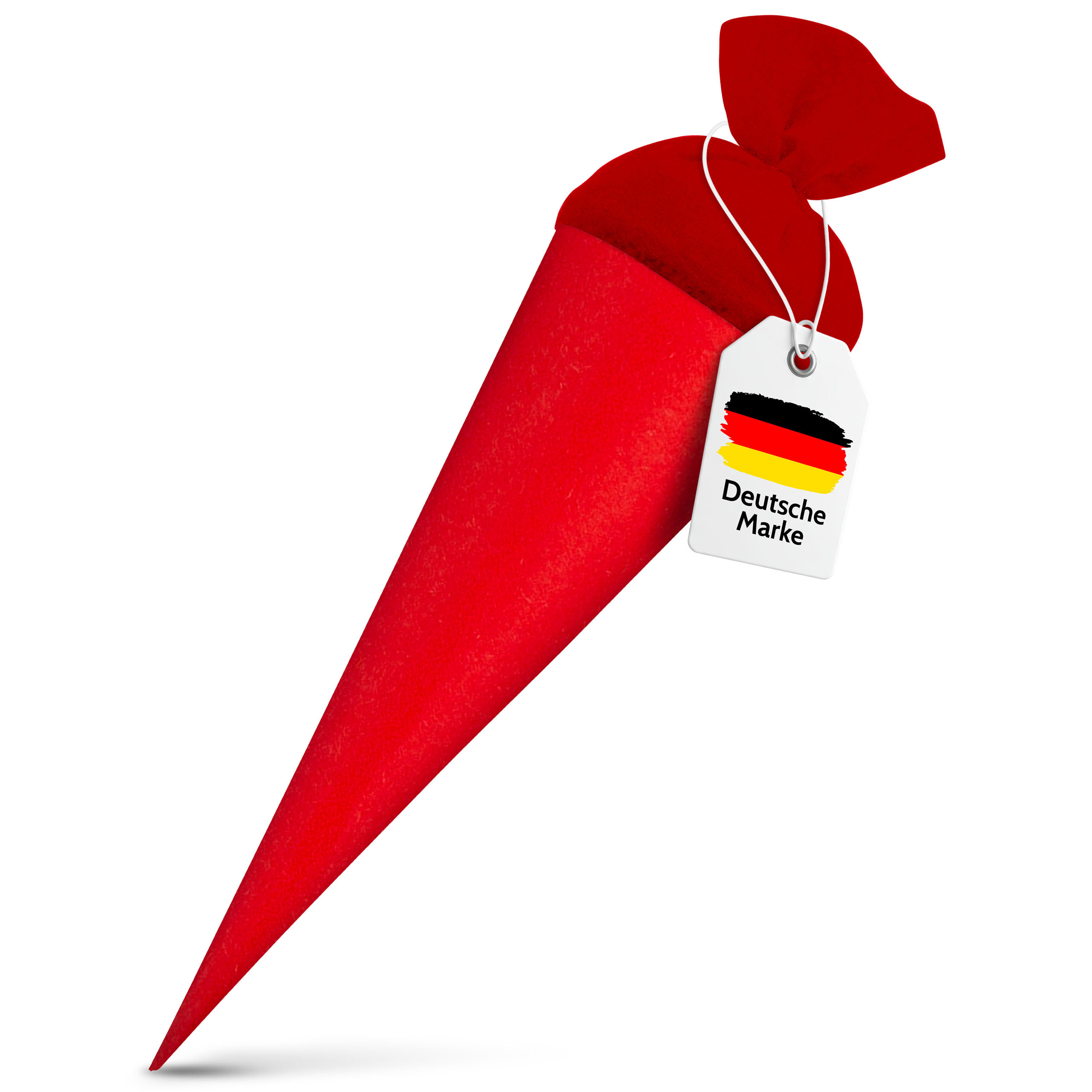itenga Bastelschult�te 70cm rund mit Filzverschluss ROT