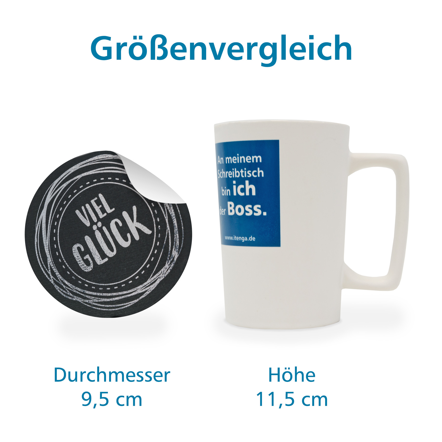 itenga Sticker 10 x Viel Gl�ck exklusiv mit SilberFolier...