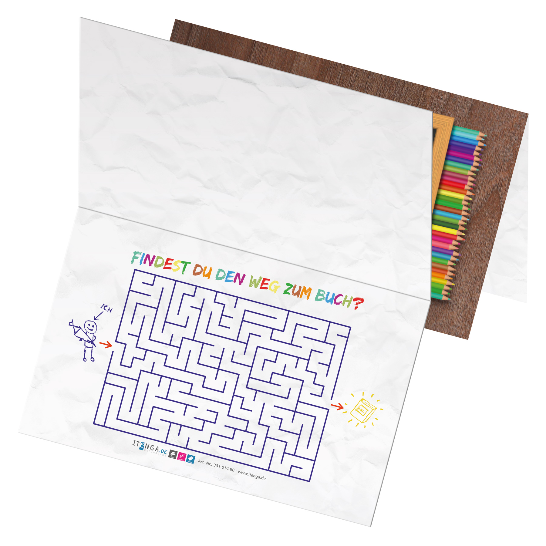 itenga 24x Tischkarte Platzkarte Schulanfang / Kinderge...
