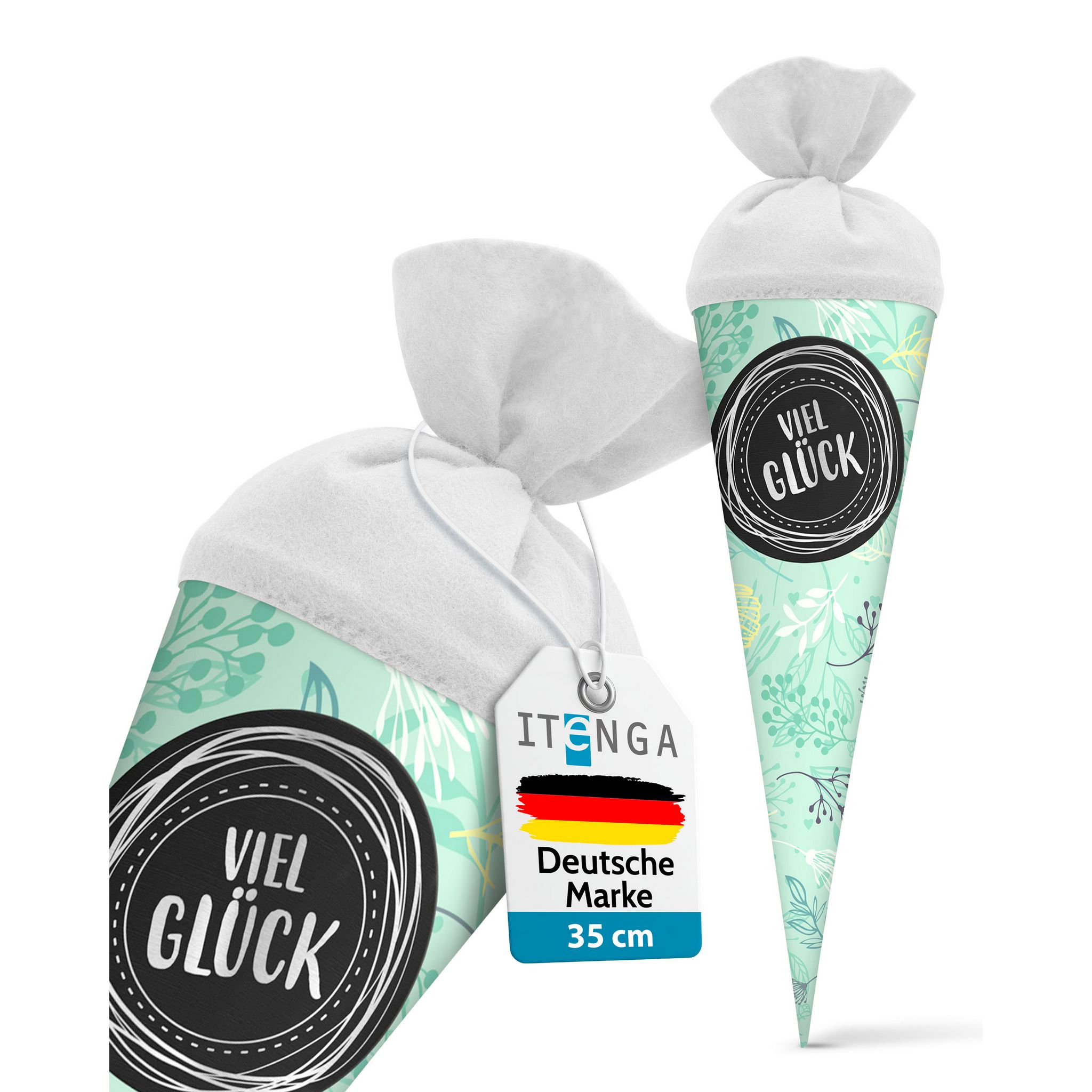 itenga Geschwisterschult�te 35cm Pflanzen VIEL GL�CK Ges...