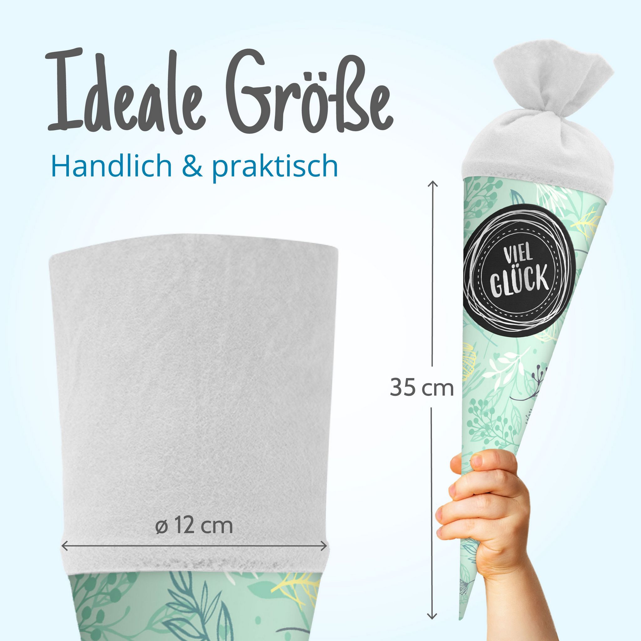 itenga Geschwisterschult�te 35cm Pflanzen VIEL GL�CK Ges...
