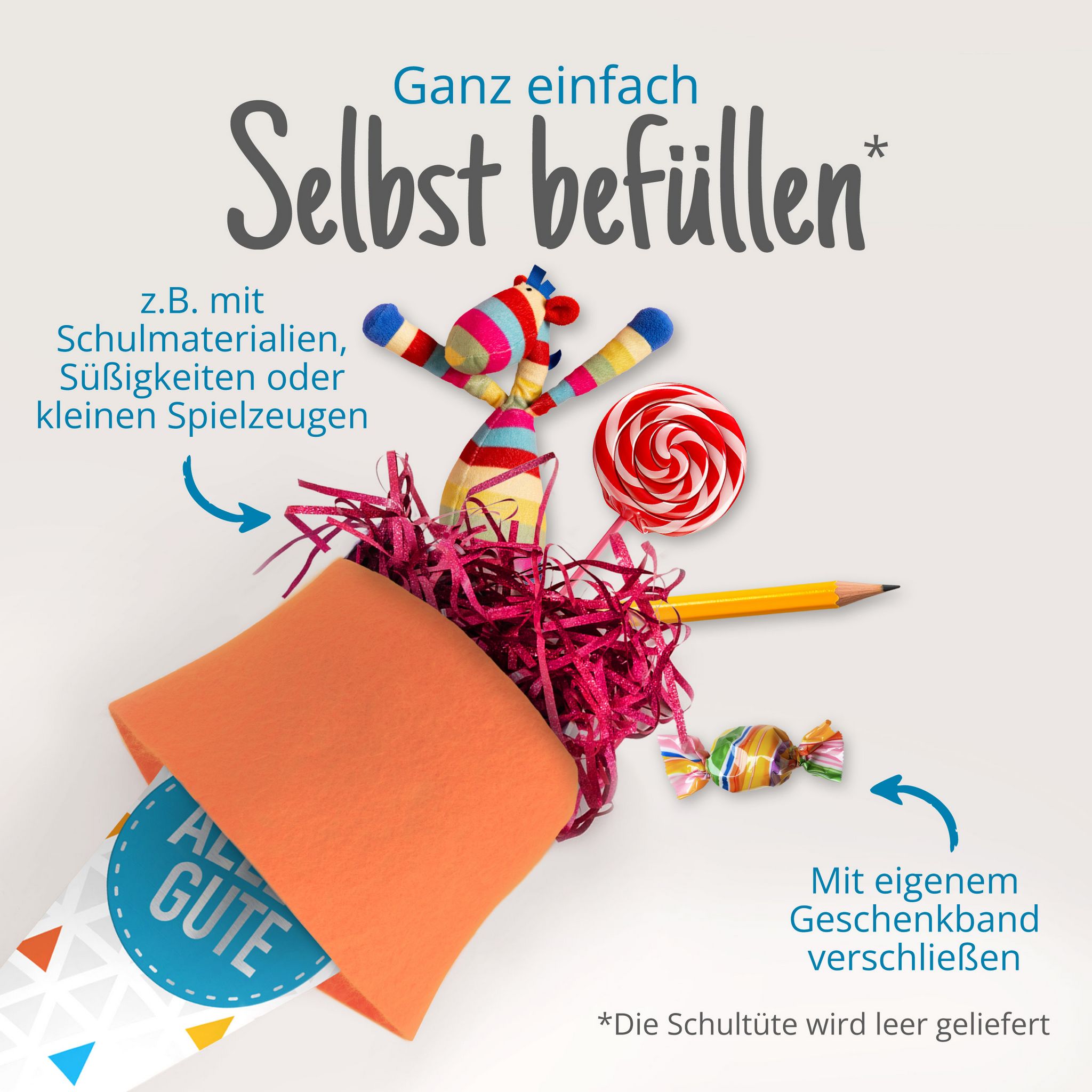 itenga Geschwisterschult�te 35cm Dreiecke ALLES GUTE Ges...