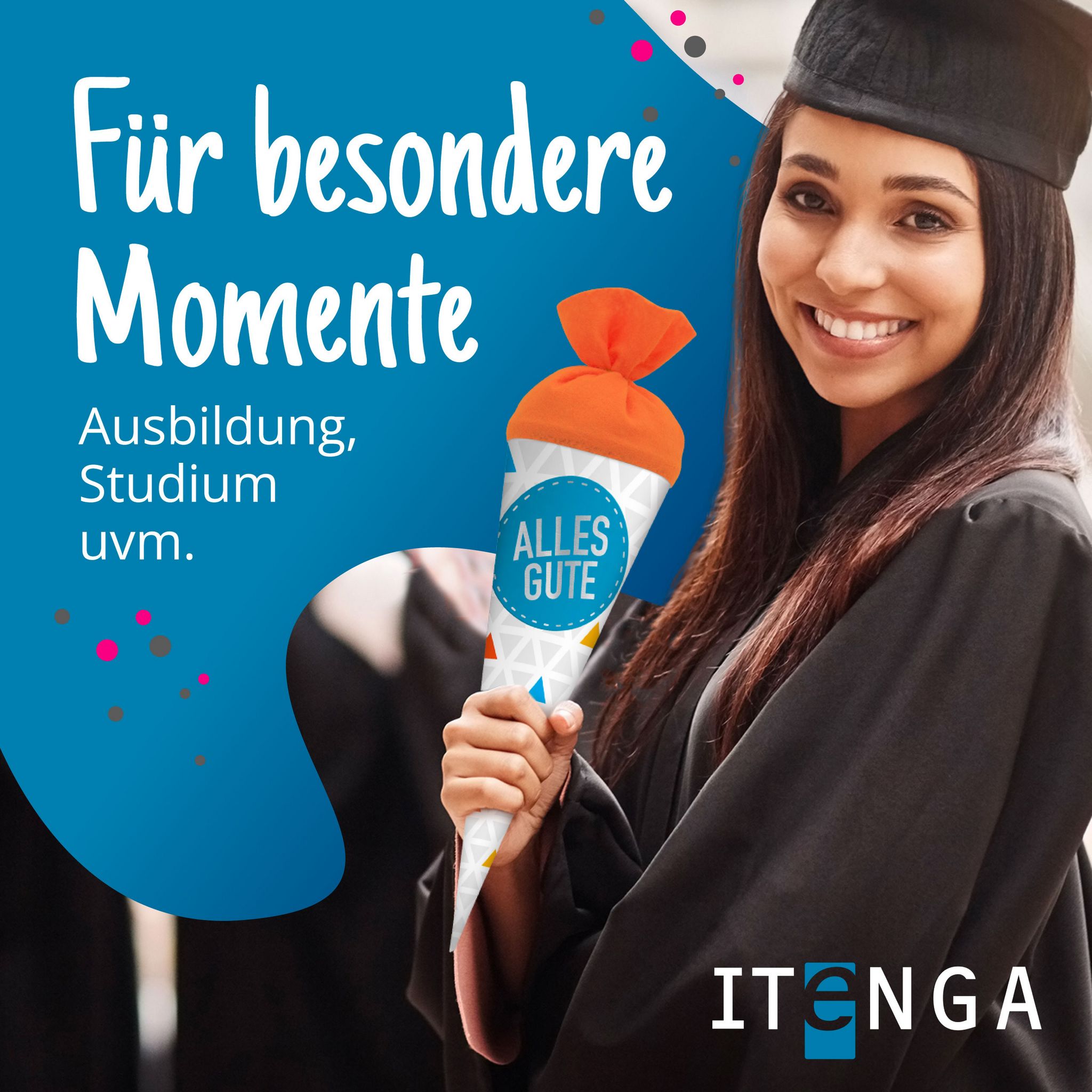 itenga Geschwisterschult�te 35cm Dreiecke ALLES GUTE Ges...