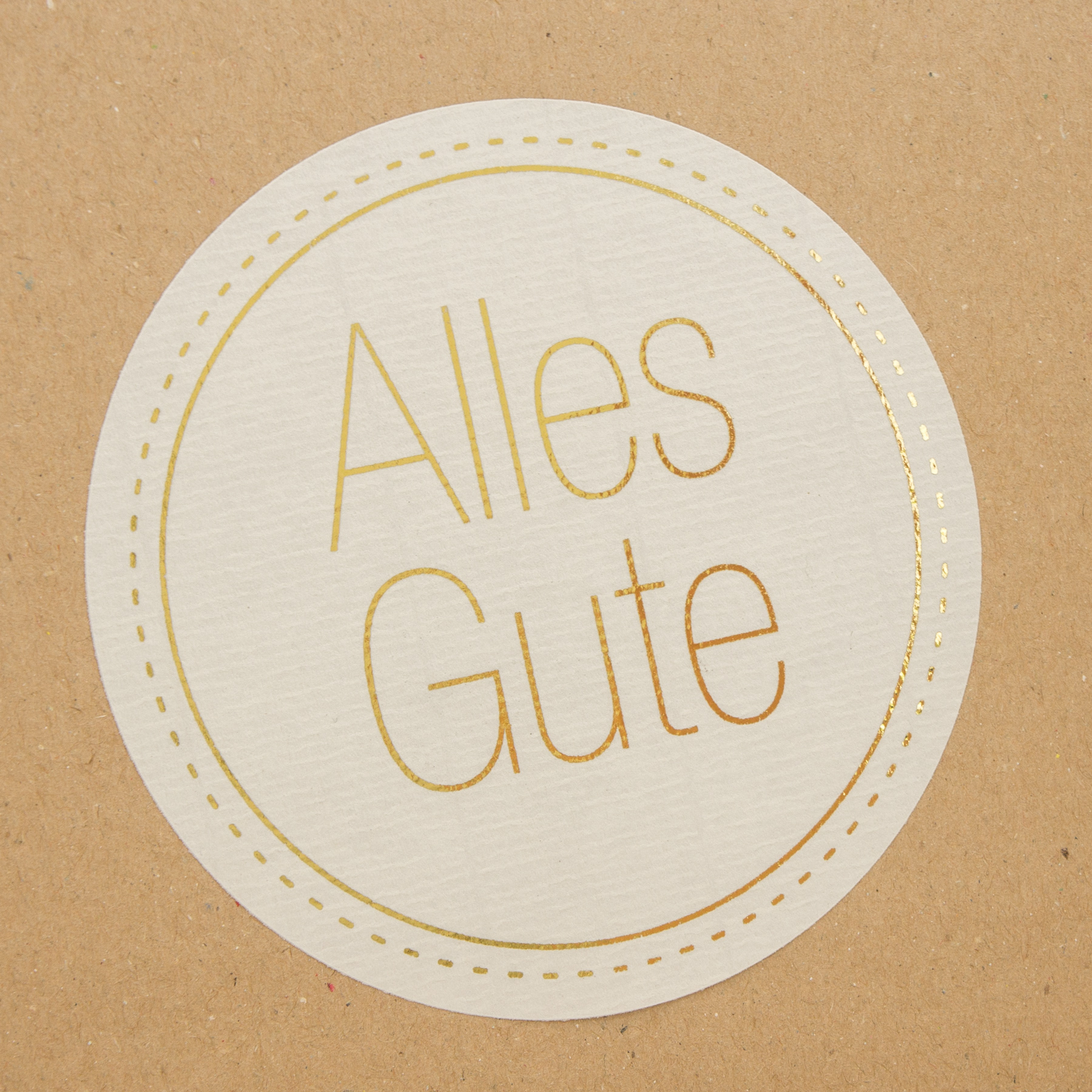 itenga Sticker 10x Alles Gute exklusiv mit Goldfolie Gro...
