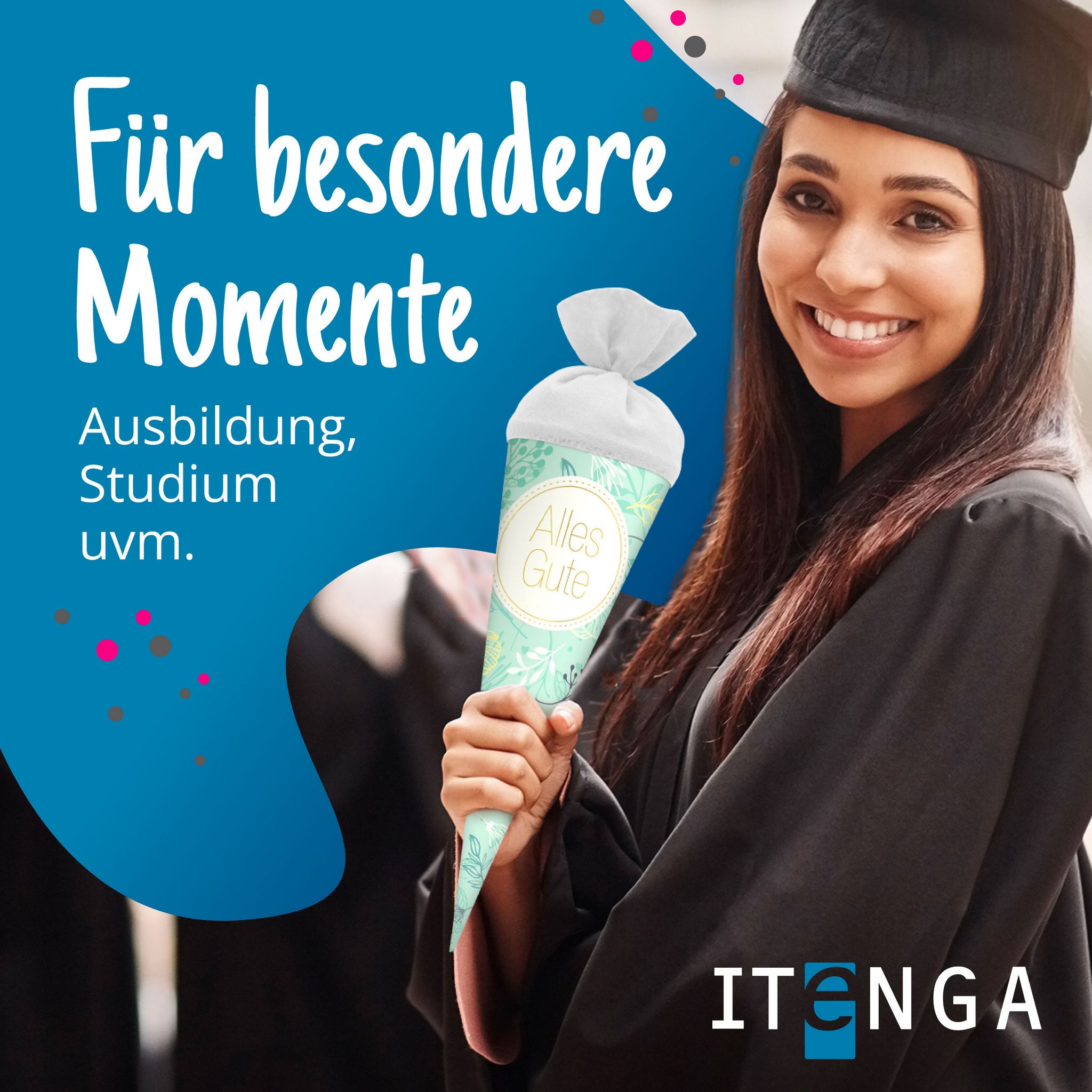 itenga Geschwisterschult�te 35cm Pflanzen ALLES GUTE Ges...
