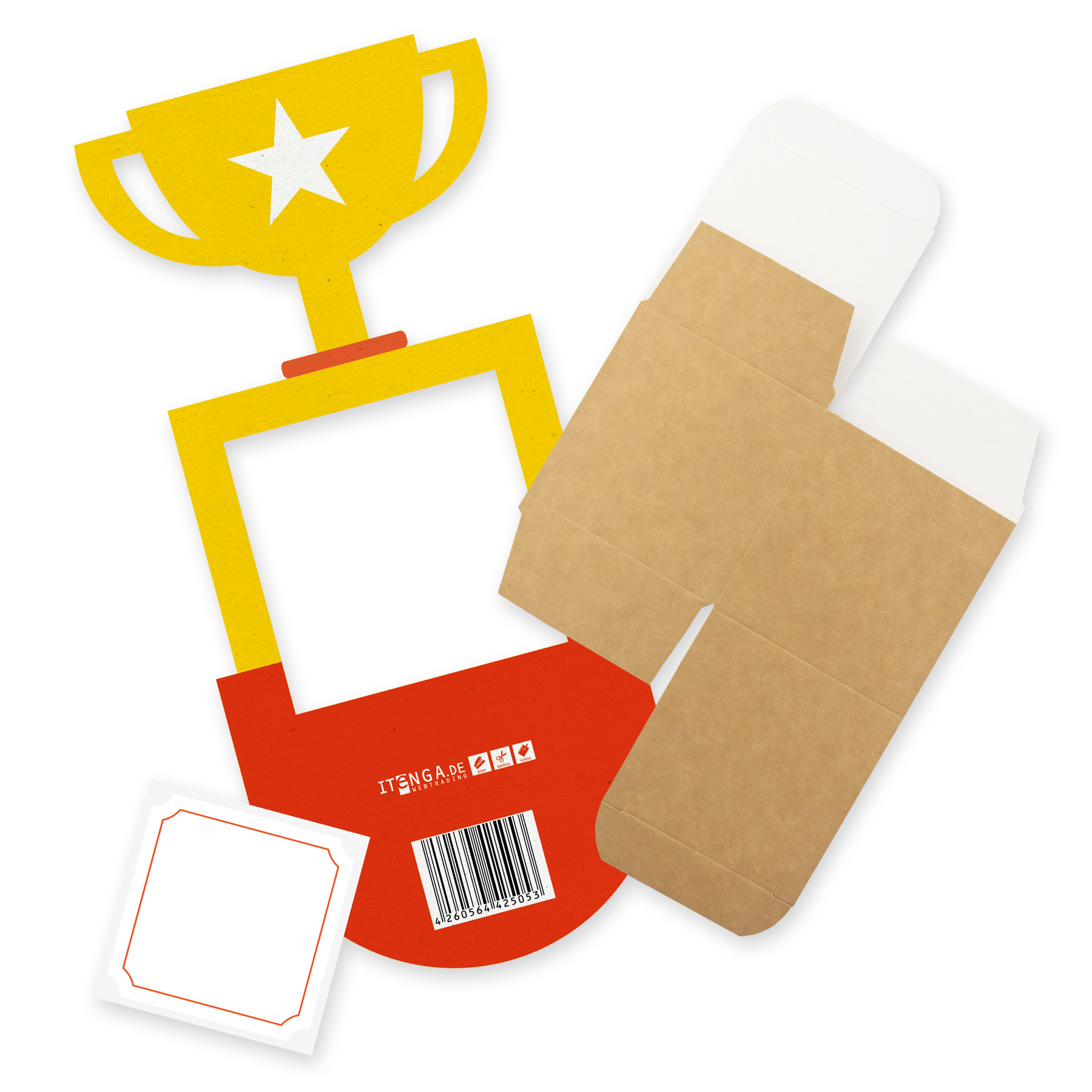 itenga Geldgeschenkverpackung Pokal Troph�e