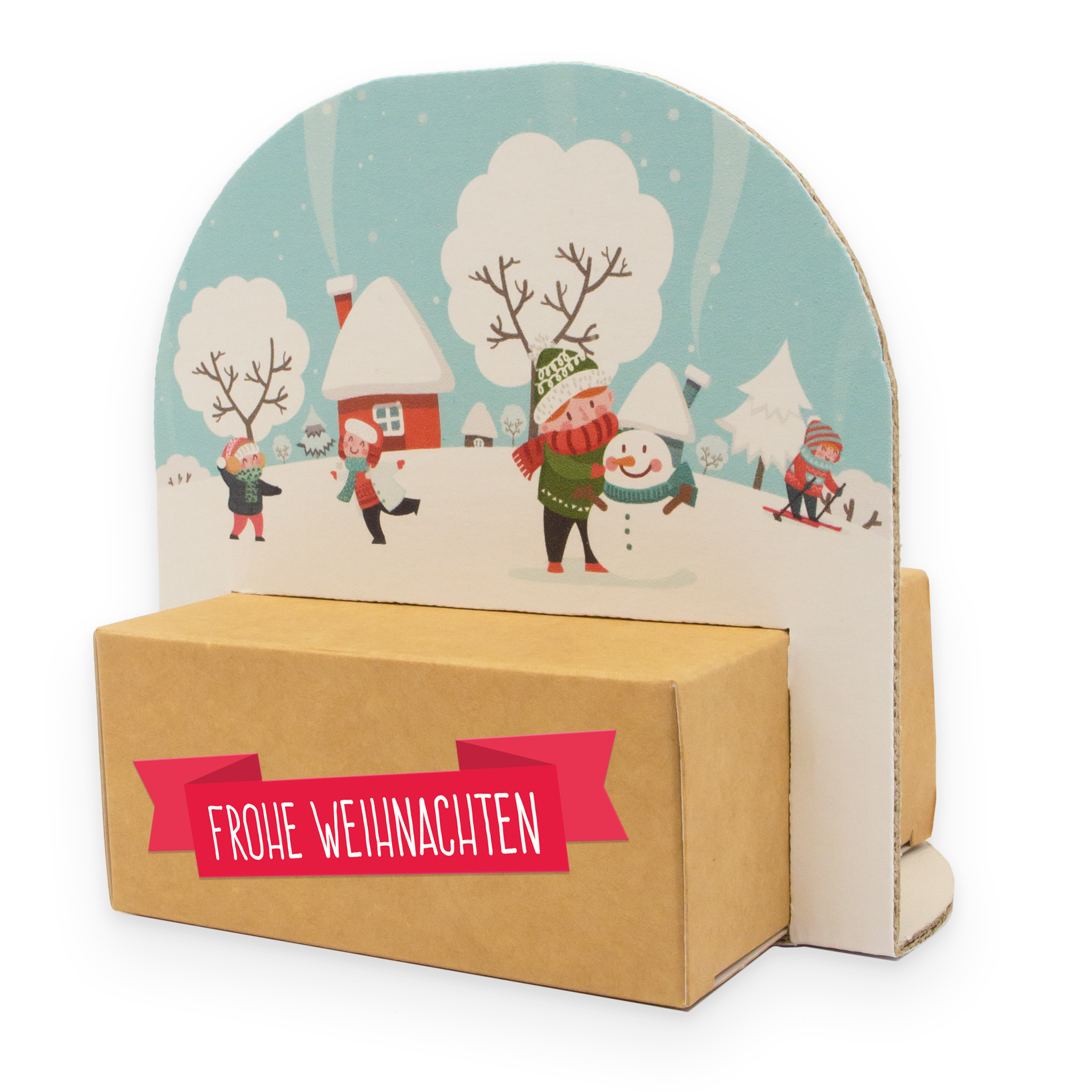itenga Geschenkverpackung Schneeballschlacht (Motiv 30)