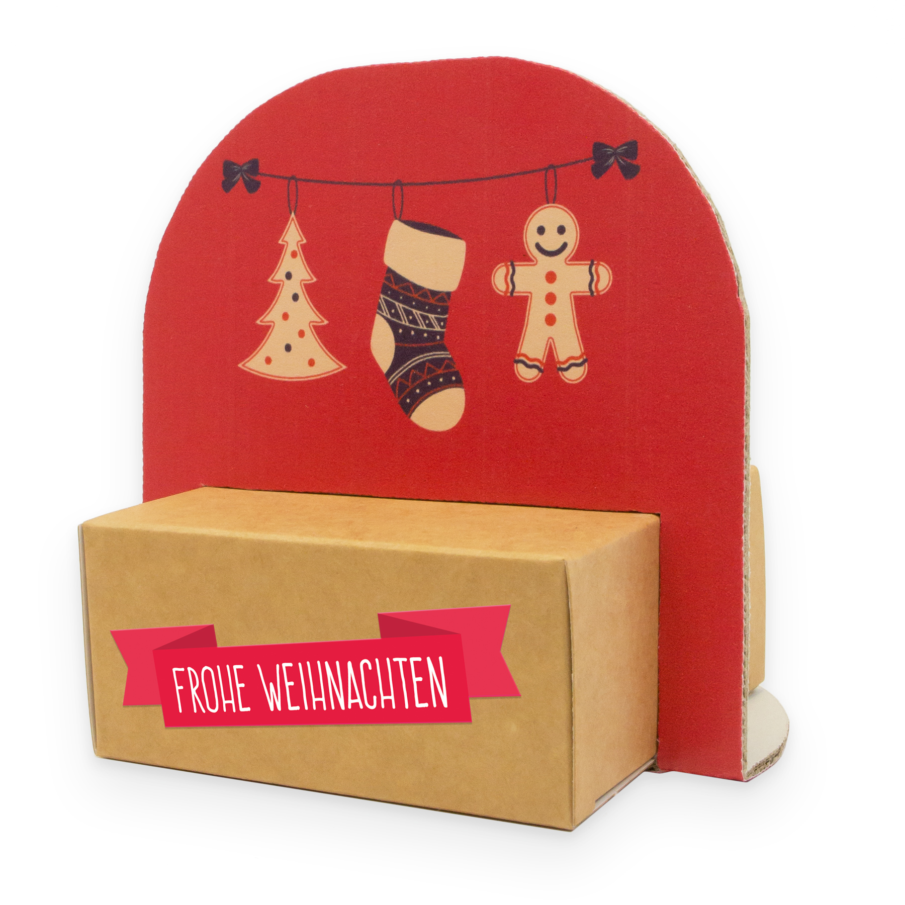 itenga Geschenkverpackung Weihnachtsdeko (Motiv 36)