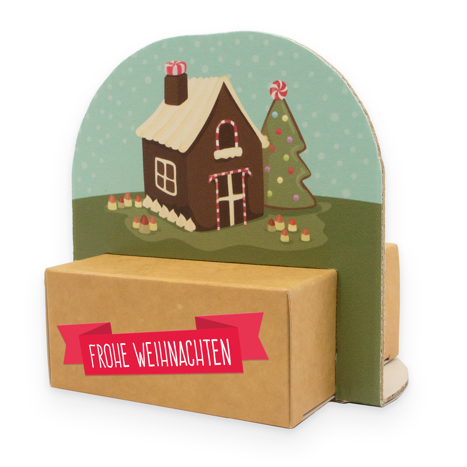 itenga Geschenkverpackung Lebkuchenhaus (Motiv 38)