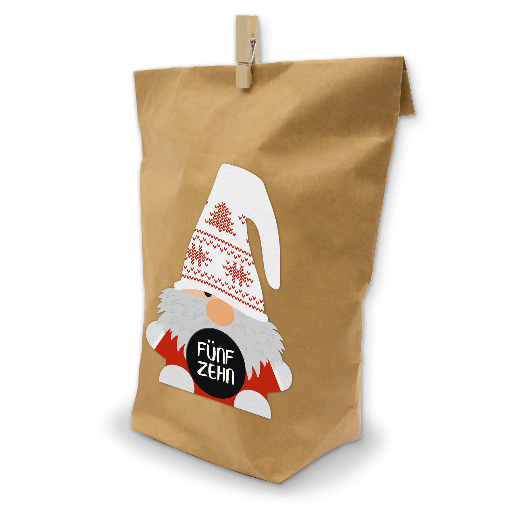 Adventskalender Set Wichtelbande Geschenkt�ten Klammern ...