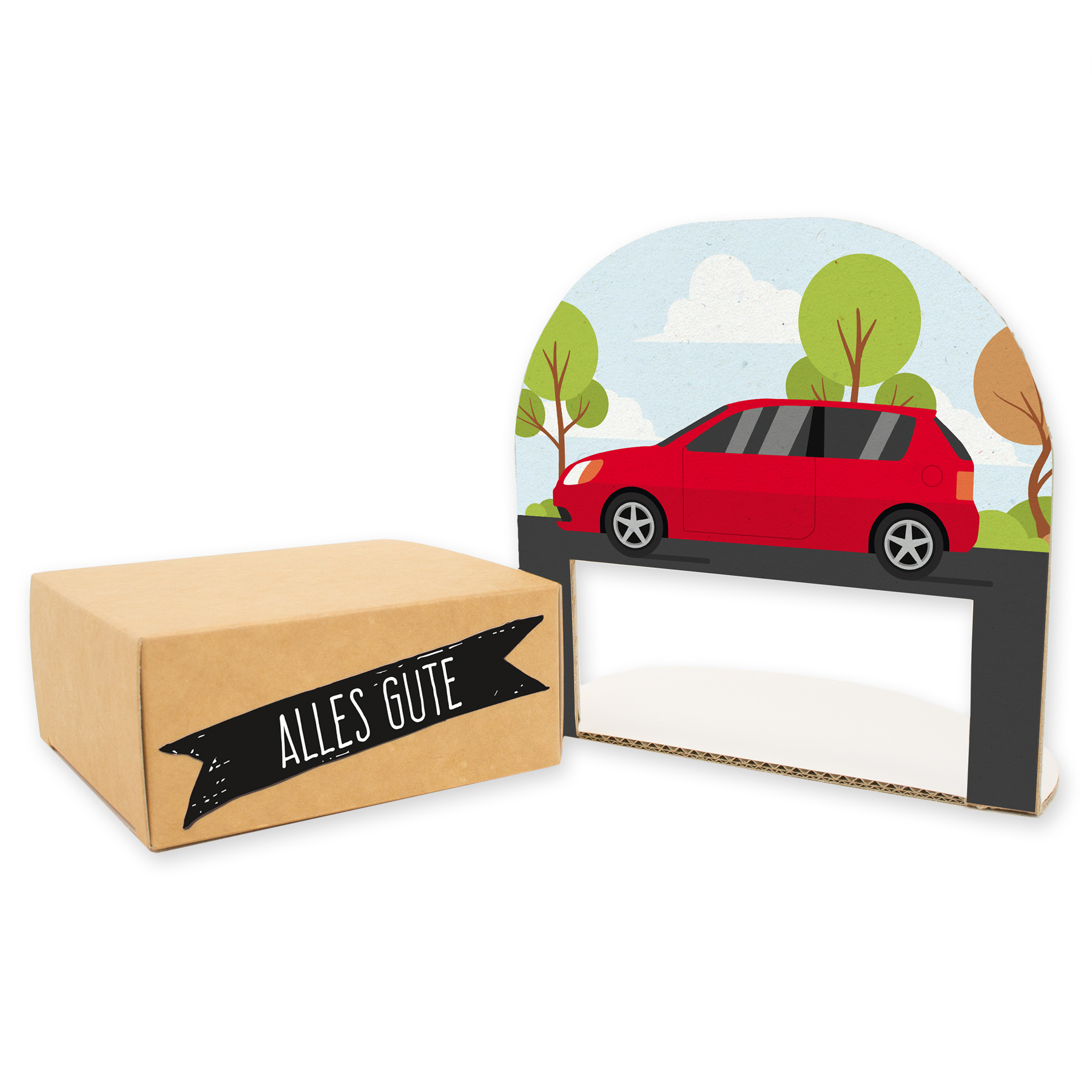 itenga Geldgeschenkverpackung Auto Stra�e (Motiv 44)