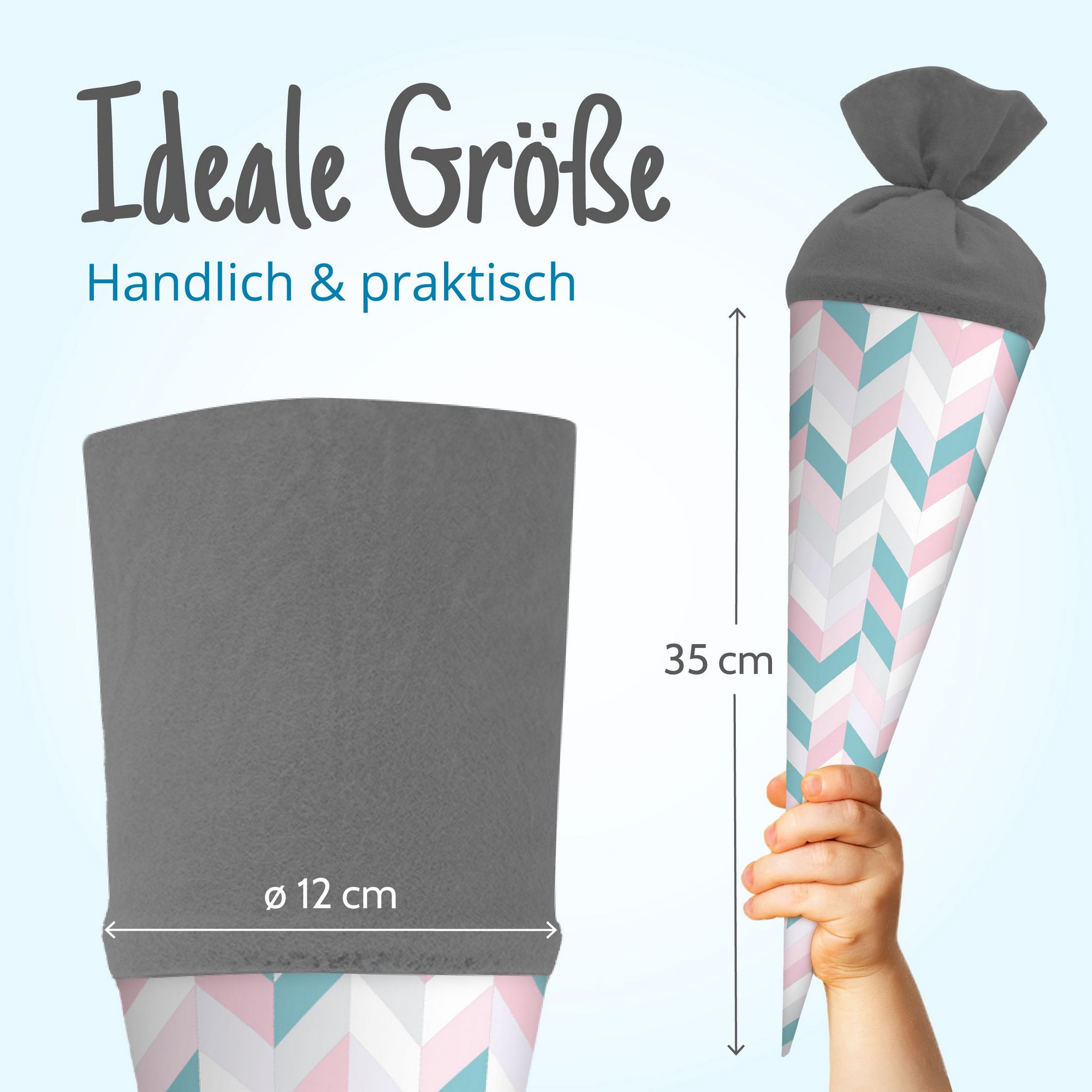 itenga Geschwister Schult�te 35cm "Muster Streifen" Past...