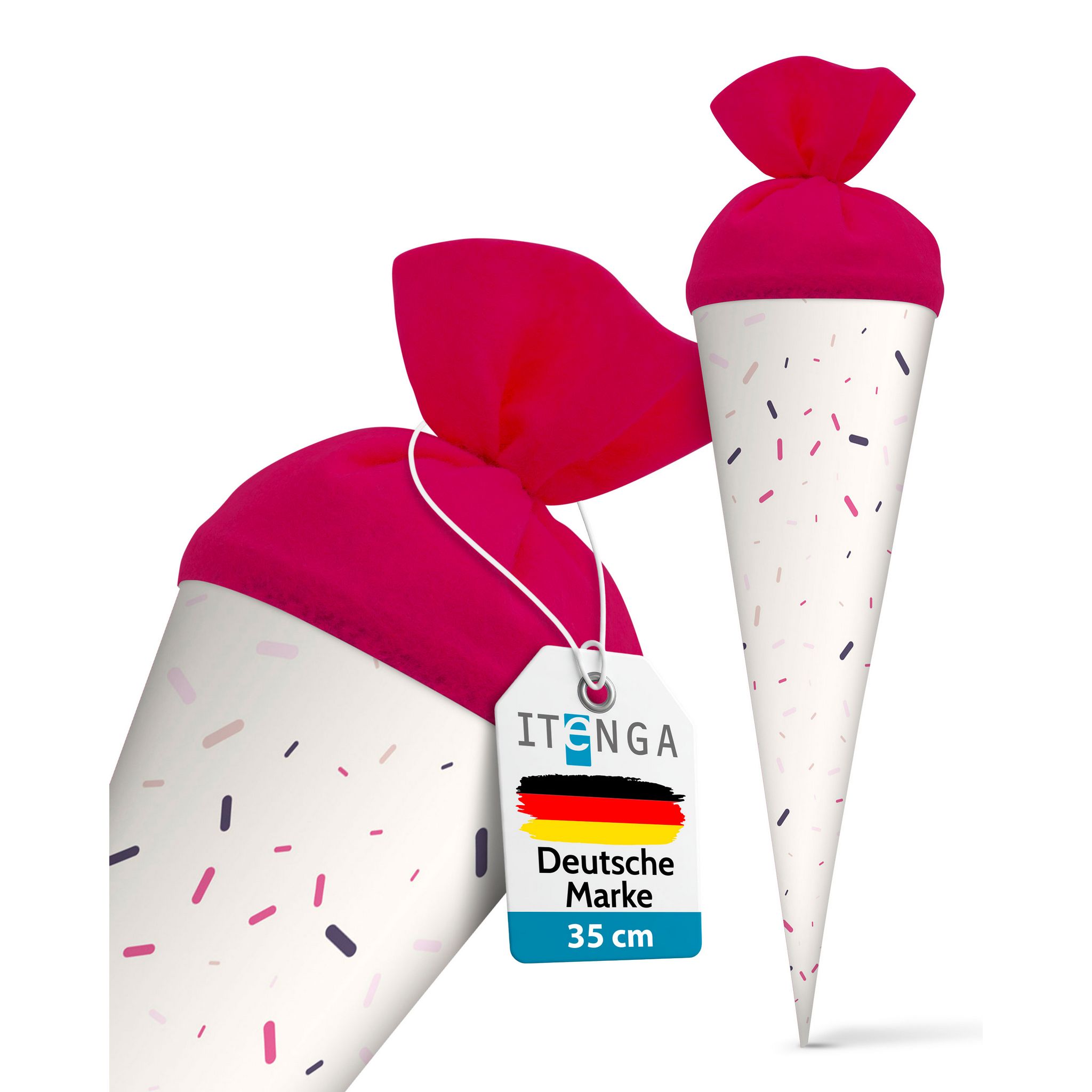 itenga Geschwister Schult�te 35cm "Muster Memphis" Rosa ...