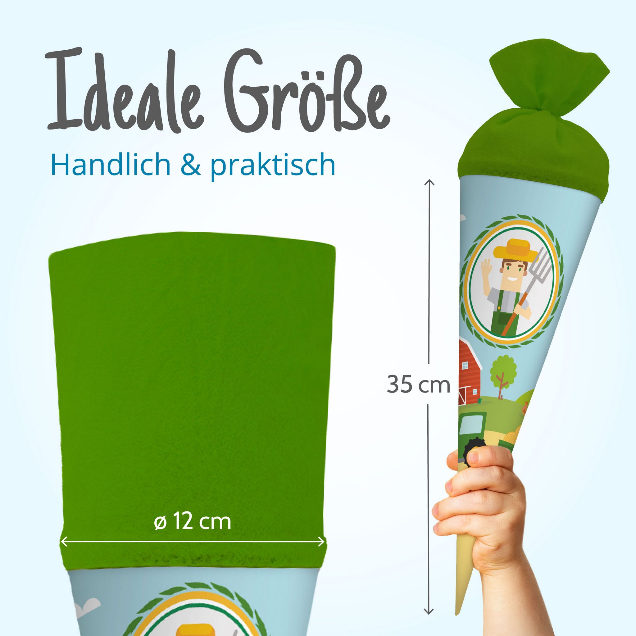 itenga Geschwister Schult�te 35cm "Bauer Traktor"
