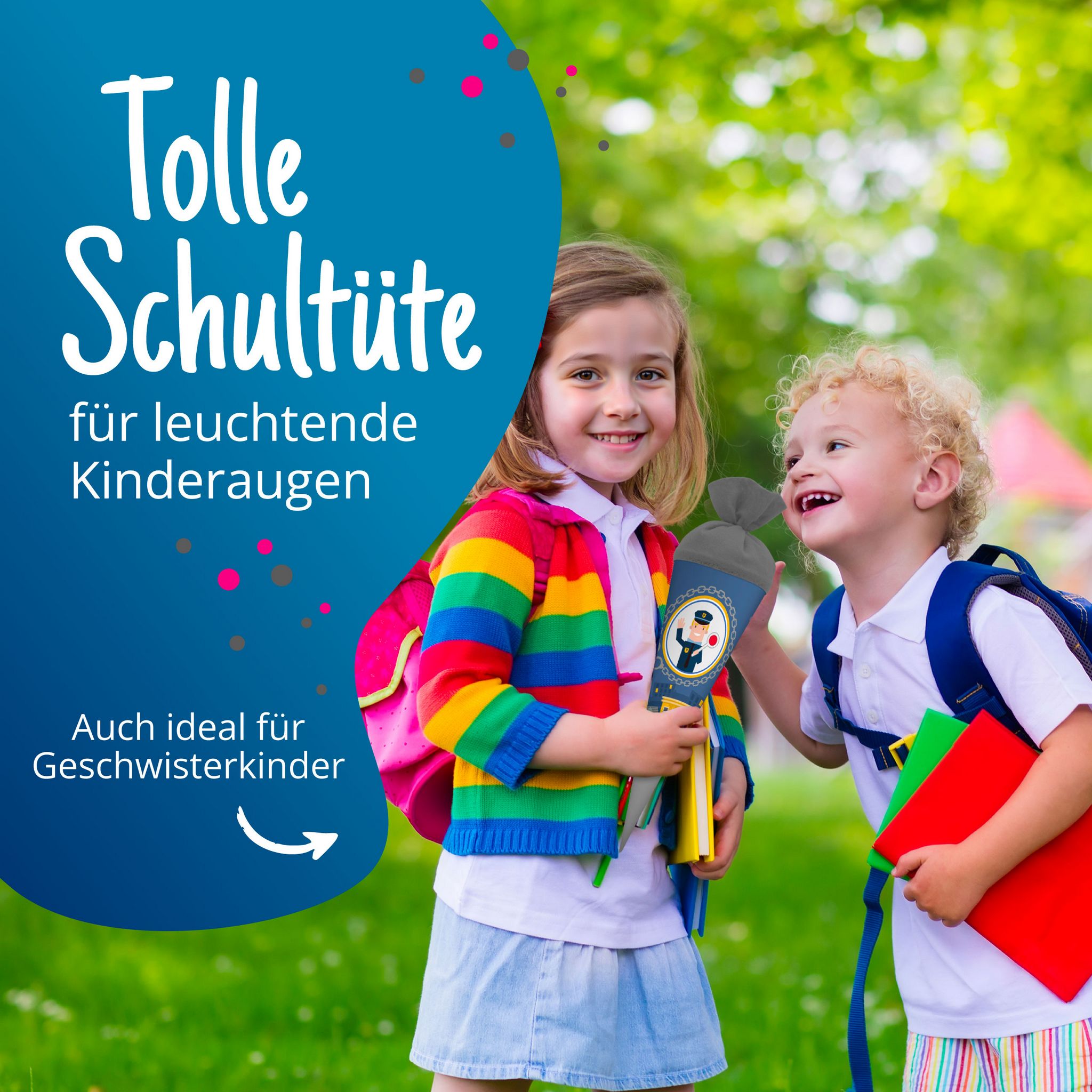itenga Geschwister Schult�te 35cm "Polizei"