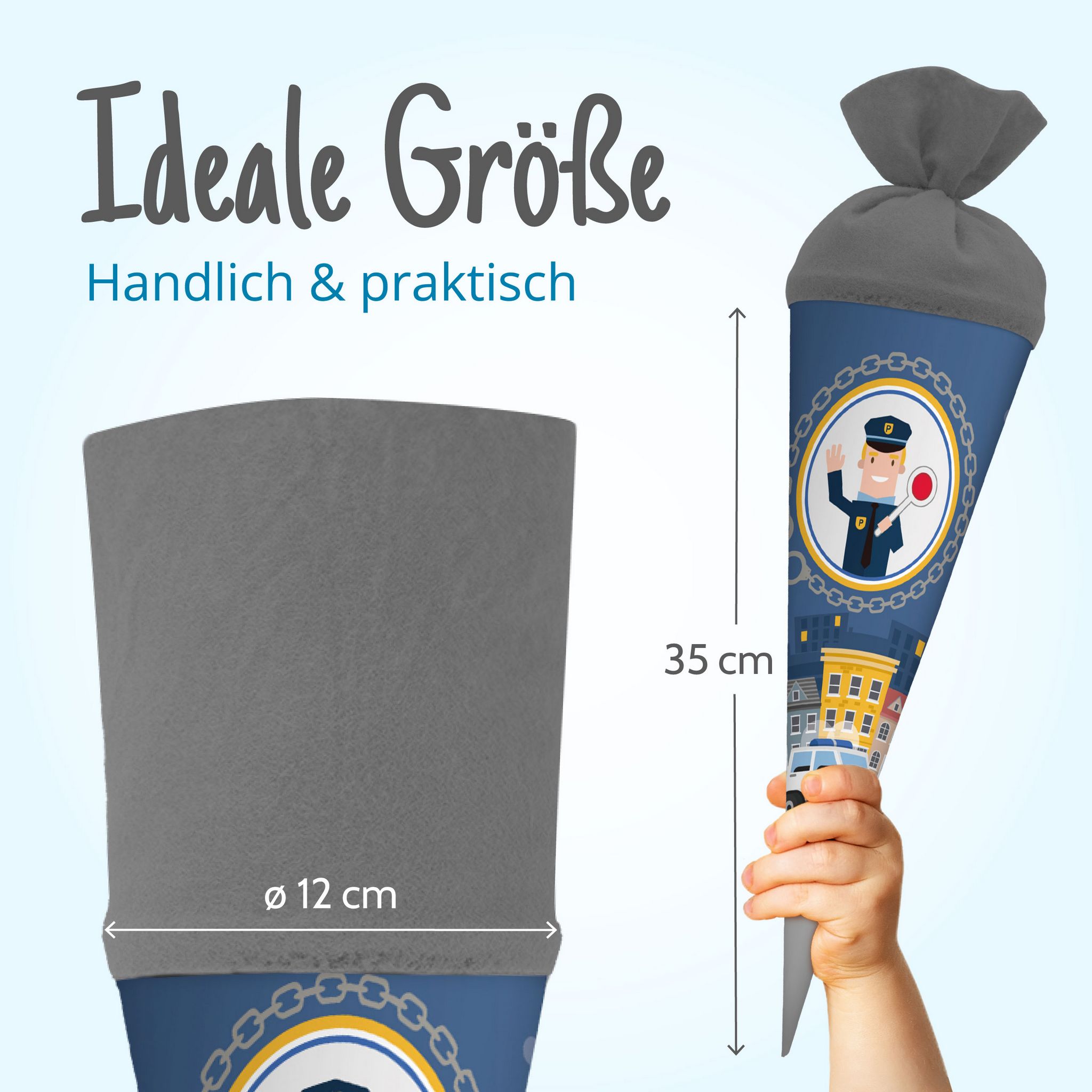 itenga Geschwister Schult�te 35cm "Polizei"