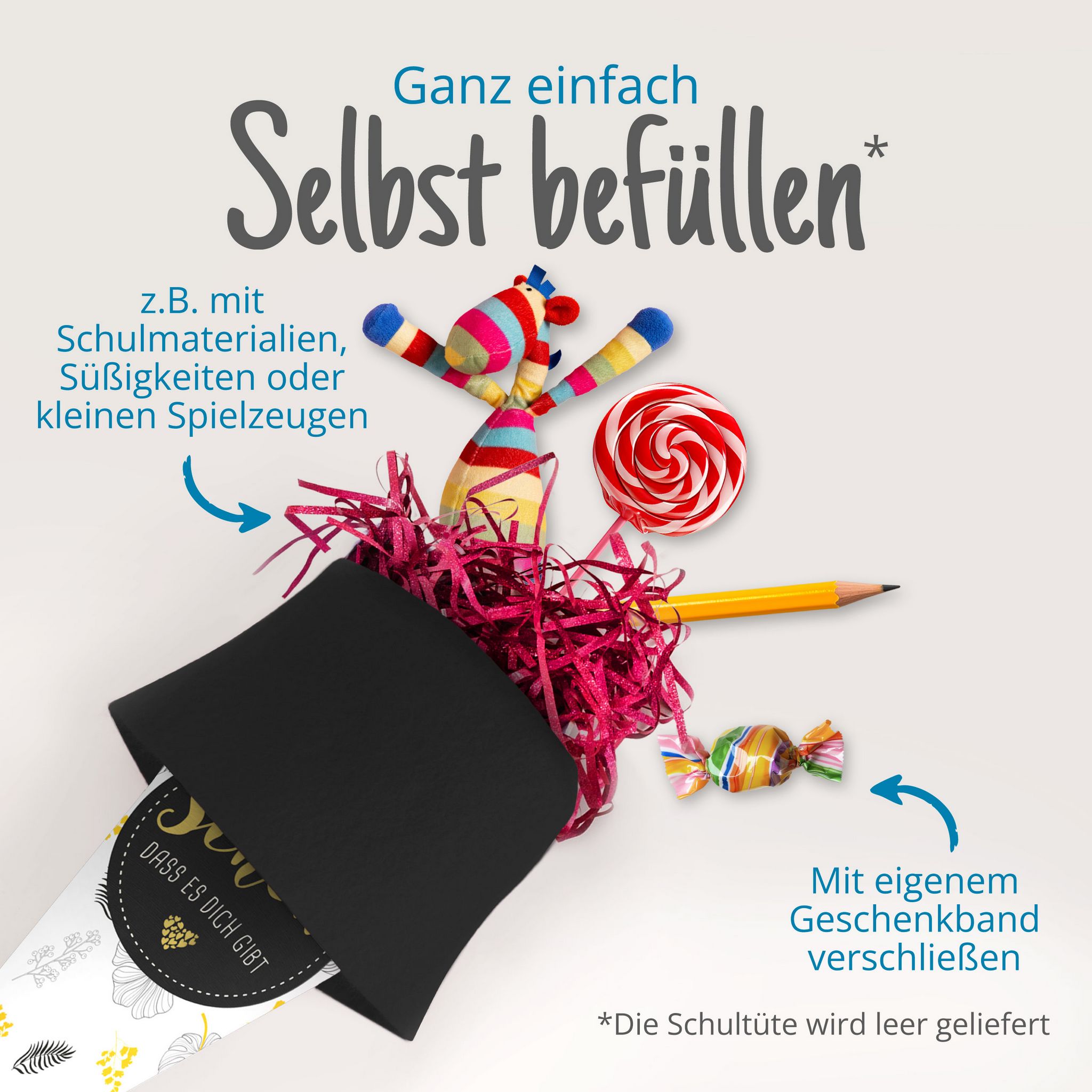 itenga Geschwister Schult�te 35cm Muster Bl�tter SCH�N D...