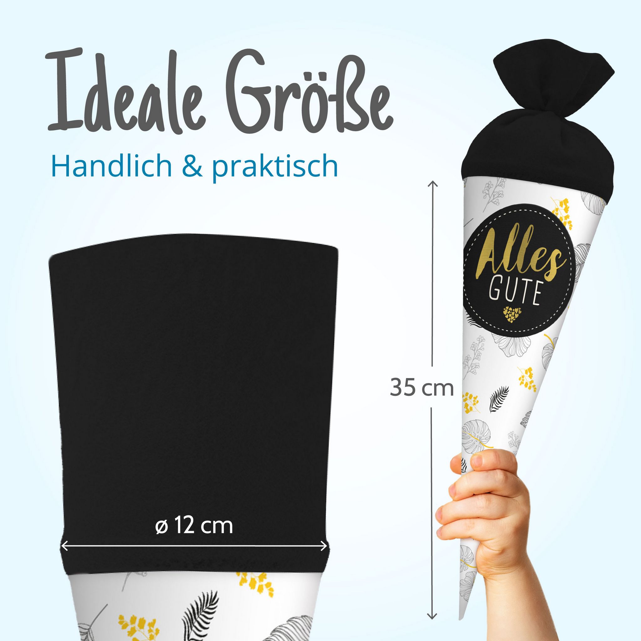 itenga Geschwister Schult�te 35cm Muster Bl�tter ALLES G...