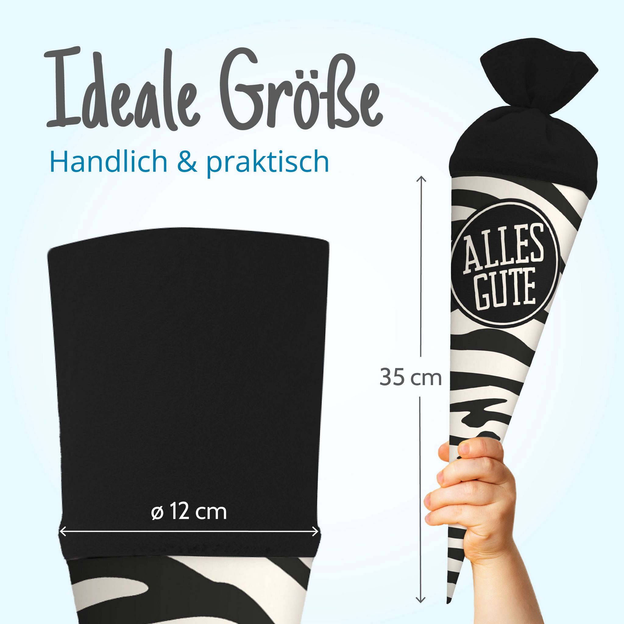 itenga Geschwister Schult�te 35cm Tiermuster Zebra ALLES...
