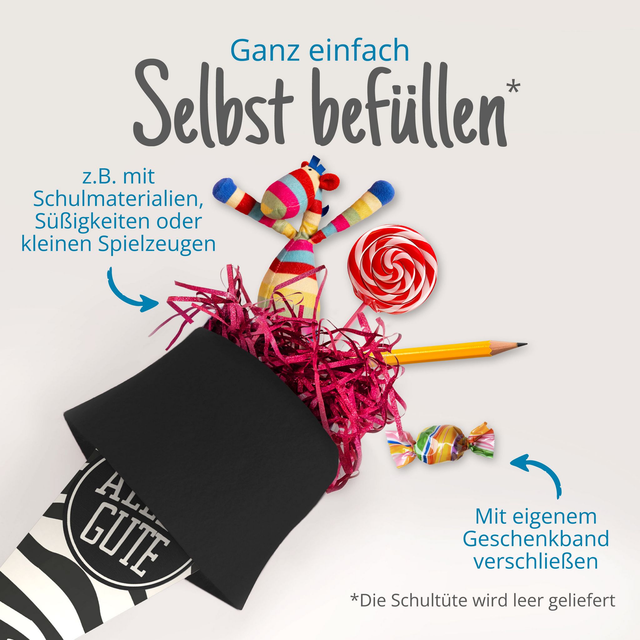 itenga Geschwister Schult�te 35cm Tiermuster Zebra ALLES...