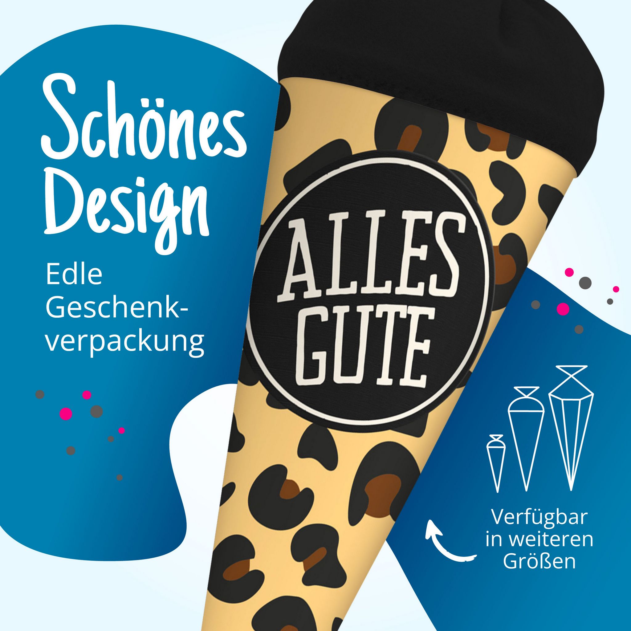 itenga Geschwister Schult�te 35cm Muster Leopard ALLES G...