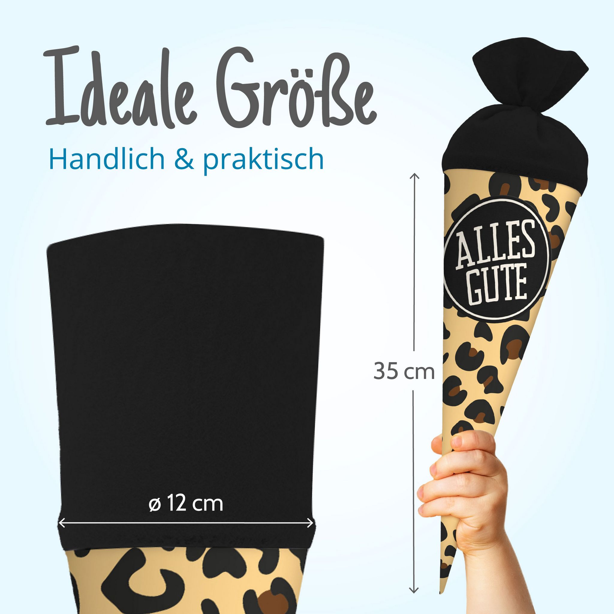itenga Geschwister Schult�te 35cm Muster Leopard ALLES G...