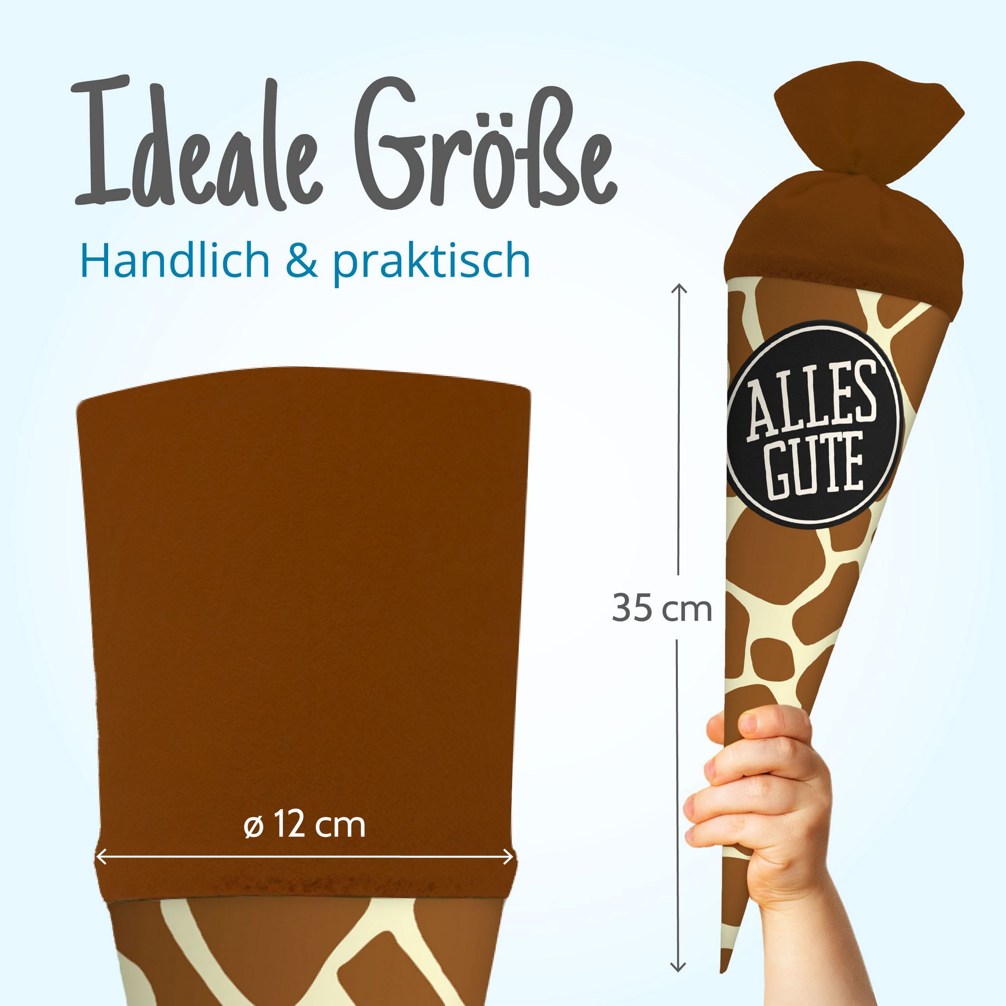 itenga Geschwister Schult�te 35cm Muster Giraffe ALLES G...