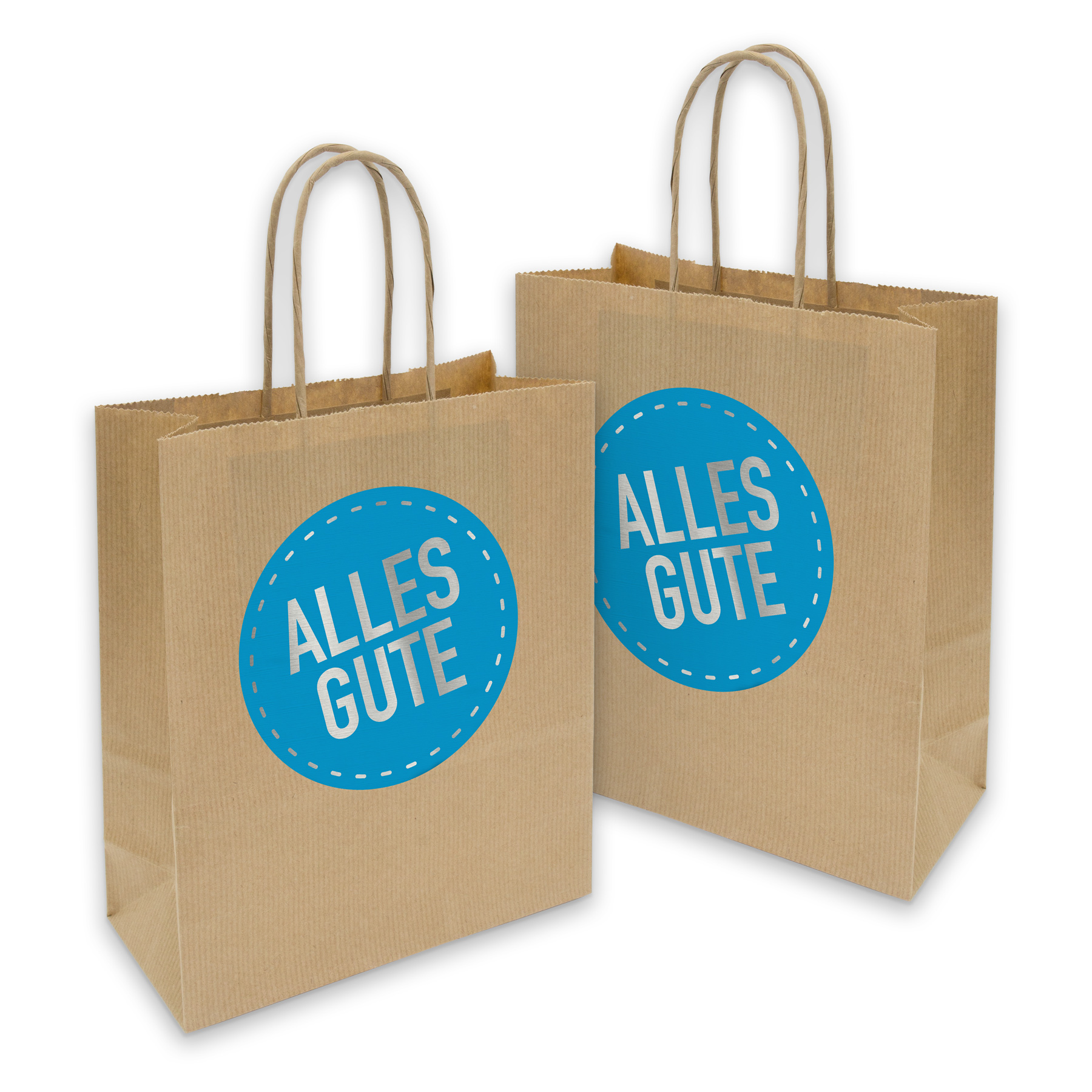 itenga 5x Geschenkt�te mit Kordel 18x8x22cm + Sticker Al...