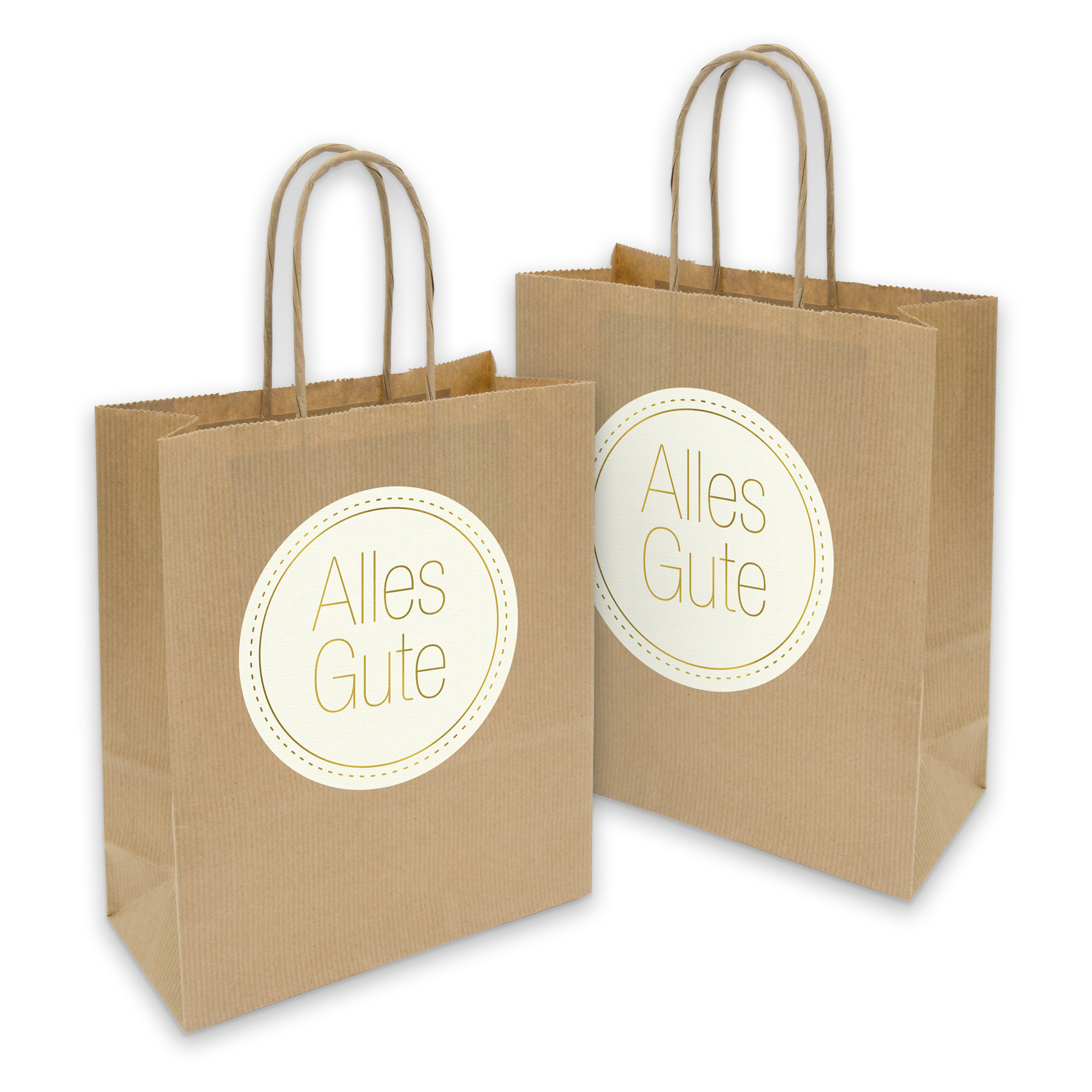 itenga 5x Geschenkt�te mit Kordel 18x8x22cm + Sticker AL...