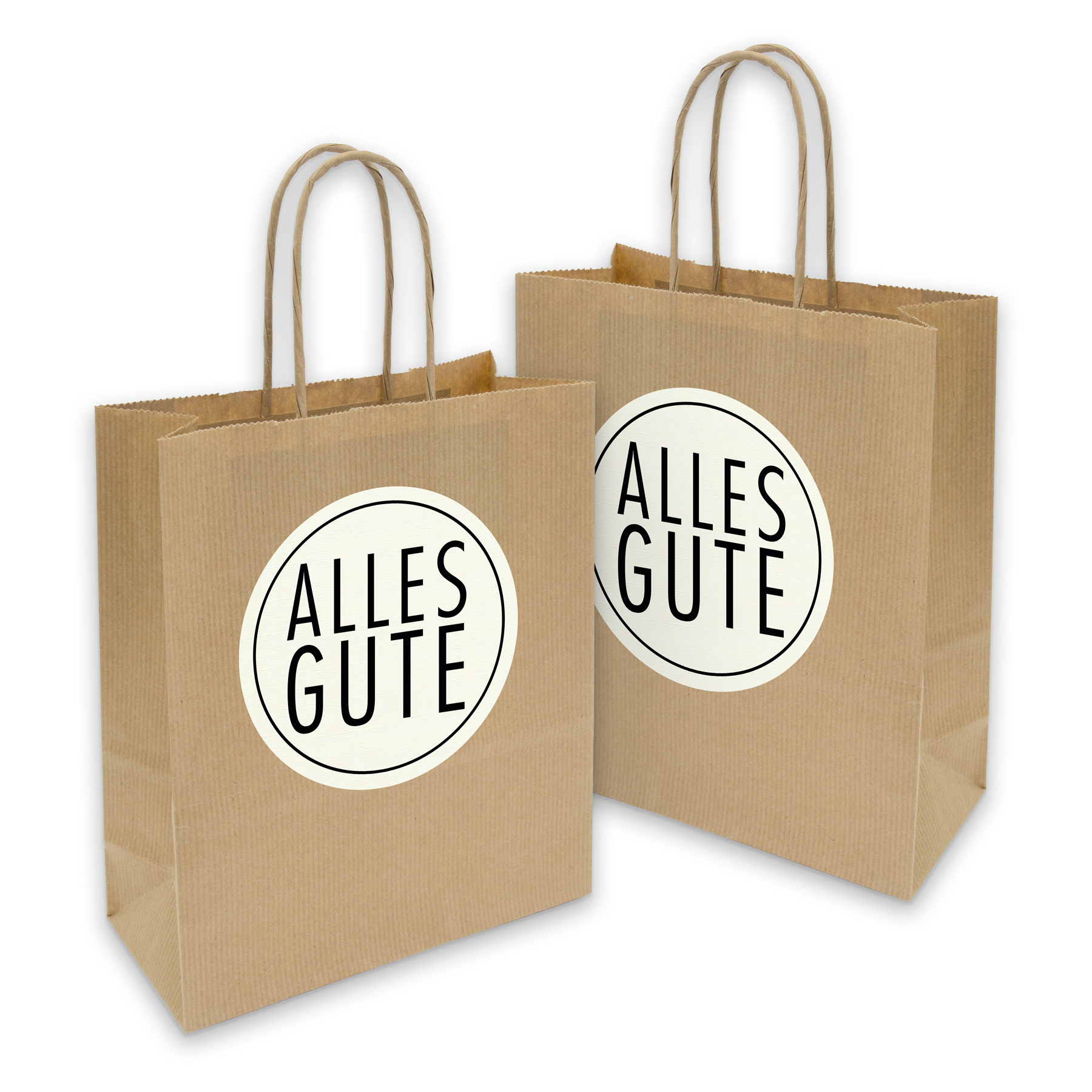 itenga 5x Geschenkt�te mit Kordel 18x8x22cm + Sticker AL...