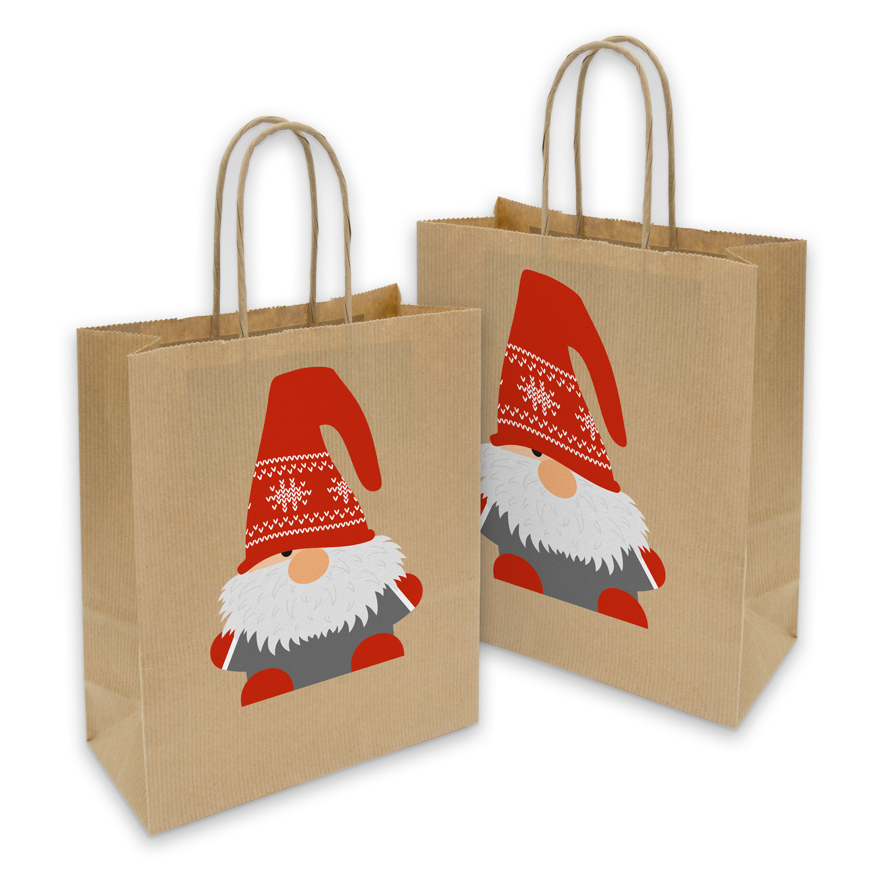 itenga 5x Geschenkt�te mit Kordel 18x8x22cm + Sticker Wi...