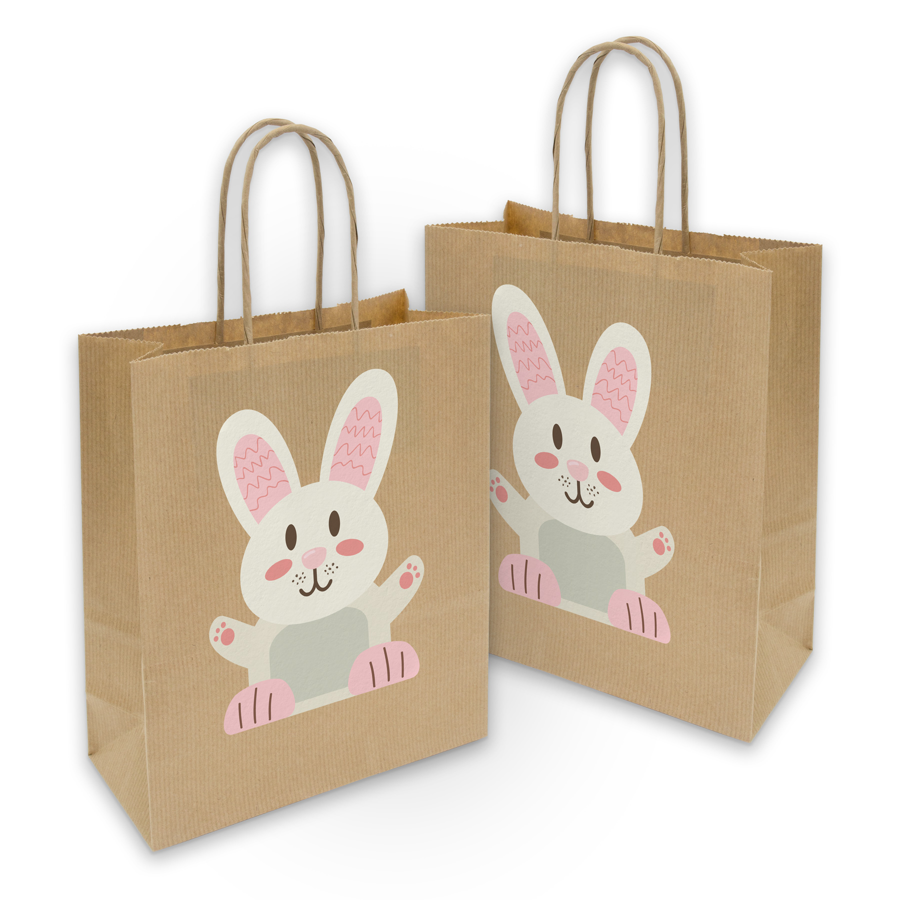 itenga 5x Geschenkt�te mit Kordel 18x8x22cm Ostern + St...