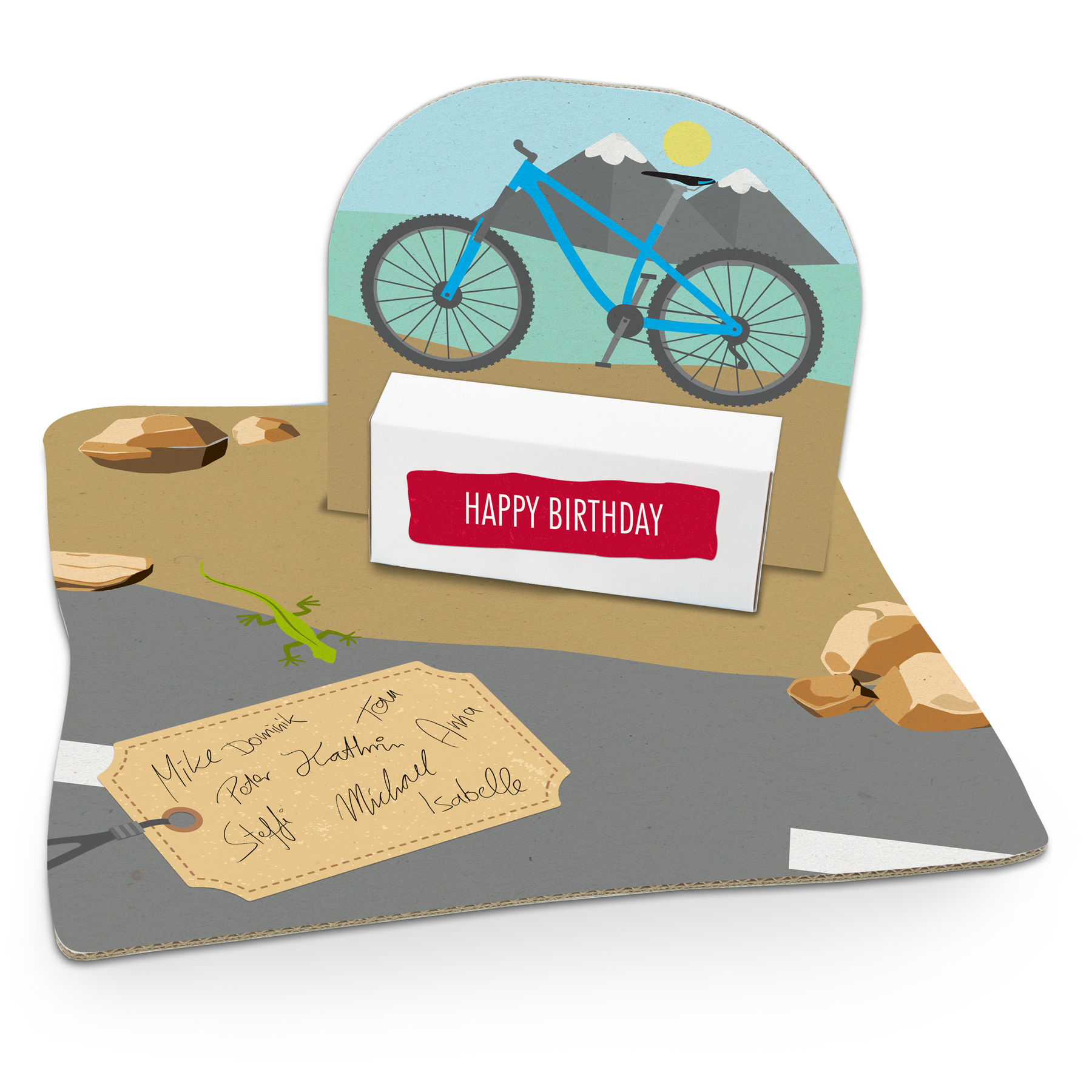 itenga Geldgeschenkverpackung Fahrrad modern (Motiv 59) ...