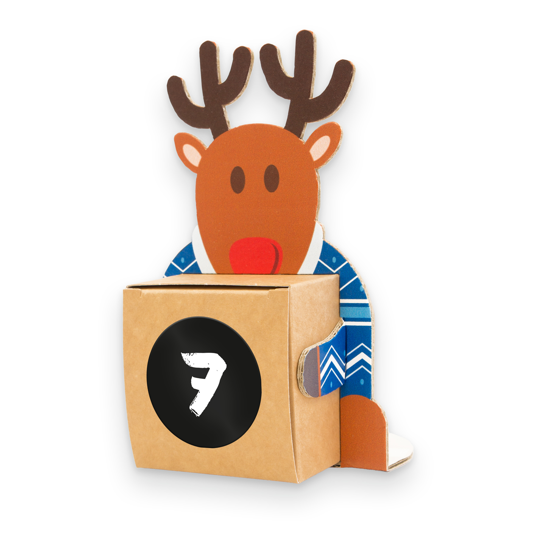 itenga Weihnachtsbande Adventskalender 24 Figuren + 24 W...