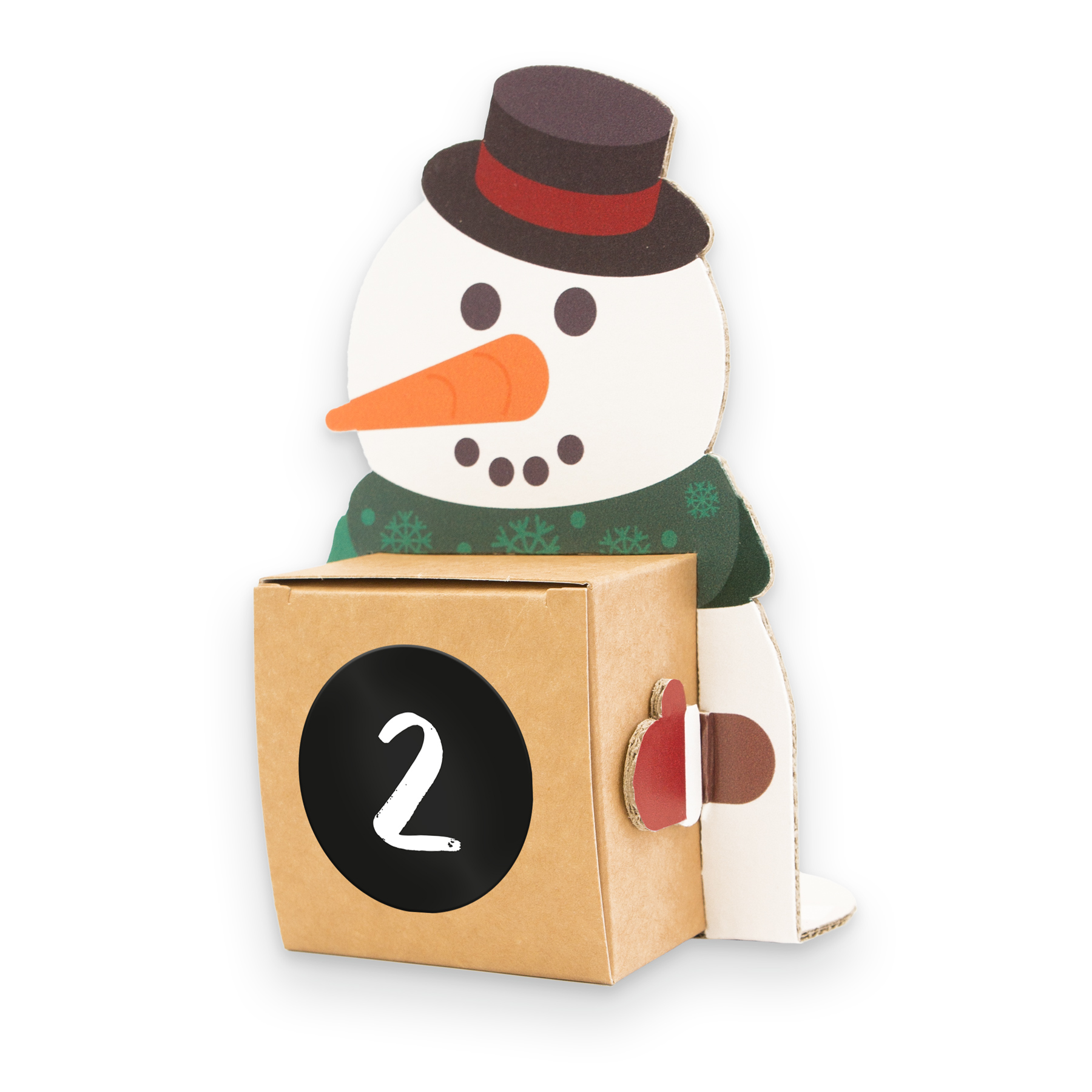 itenga Weihnachtsbande Adventskalender 24 Figuren + 24 W...